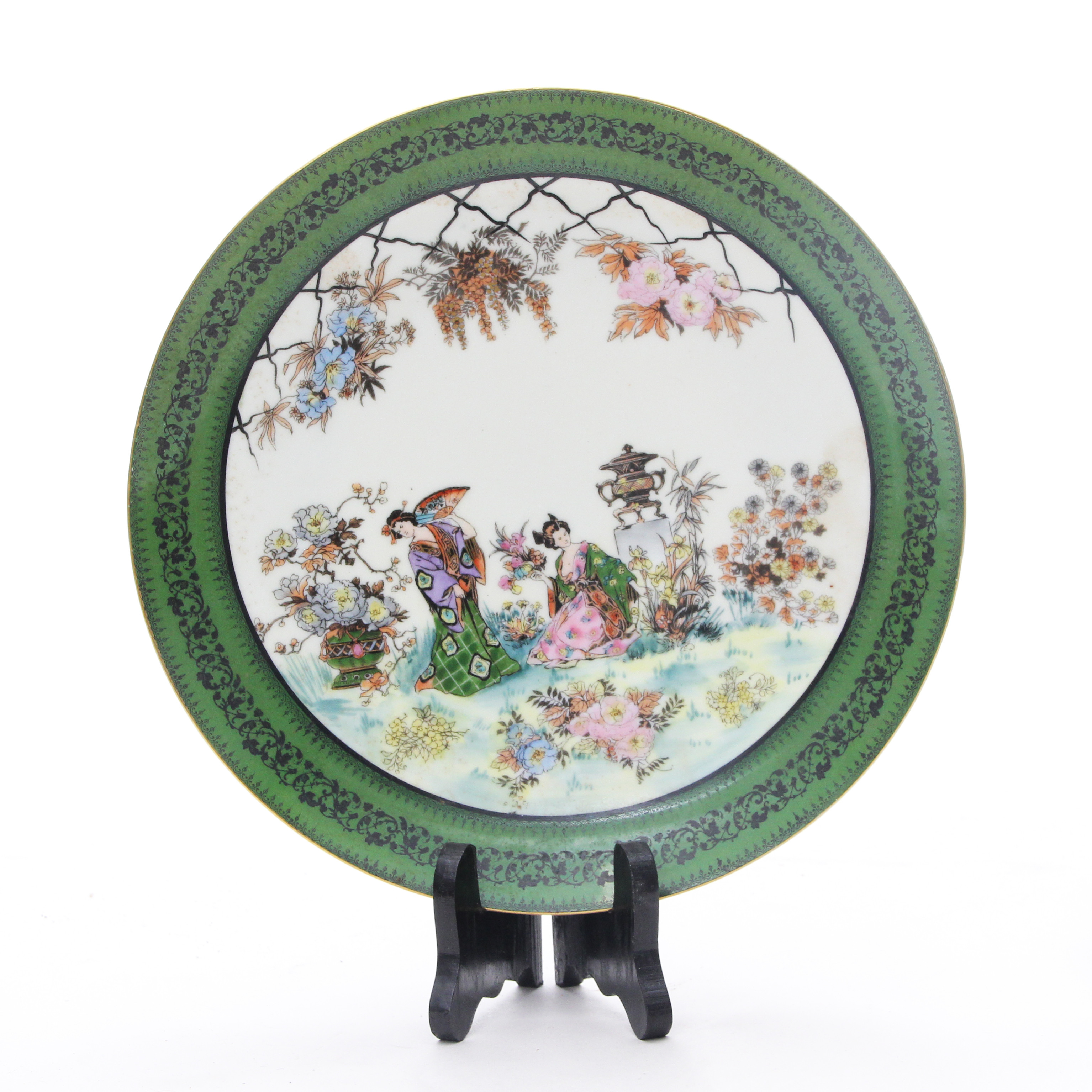 FAT, porslin, sannolikt Wien, Asiatiskt motiv, 1900-tal.