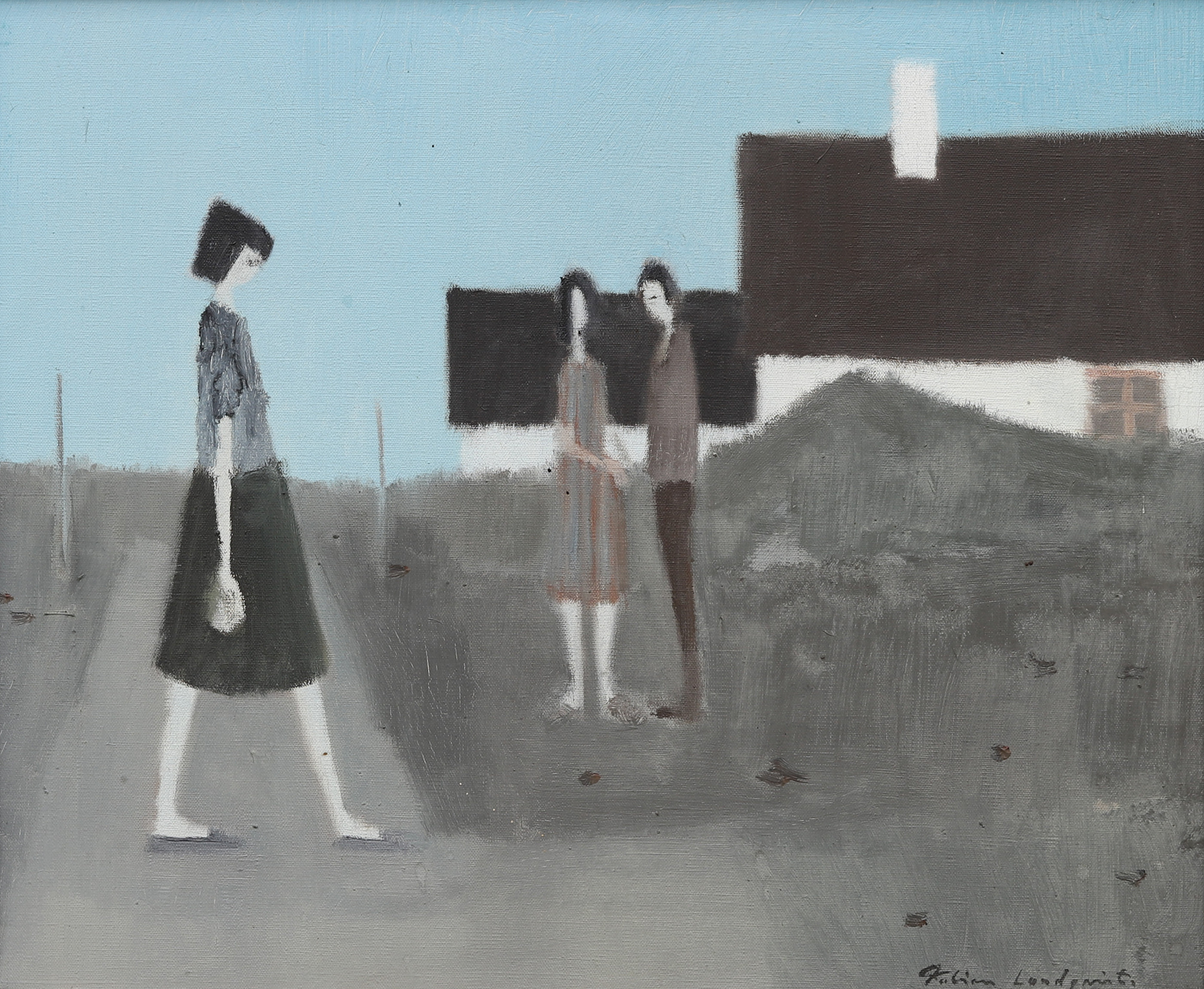 FABIAN LUNDQVIST. Olja på duk, signerad.