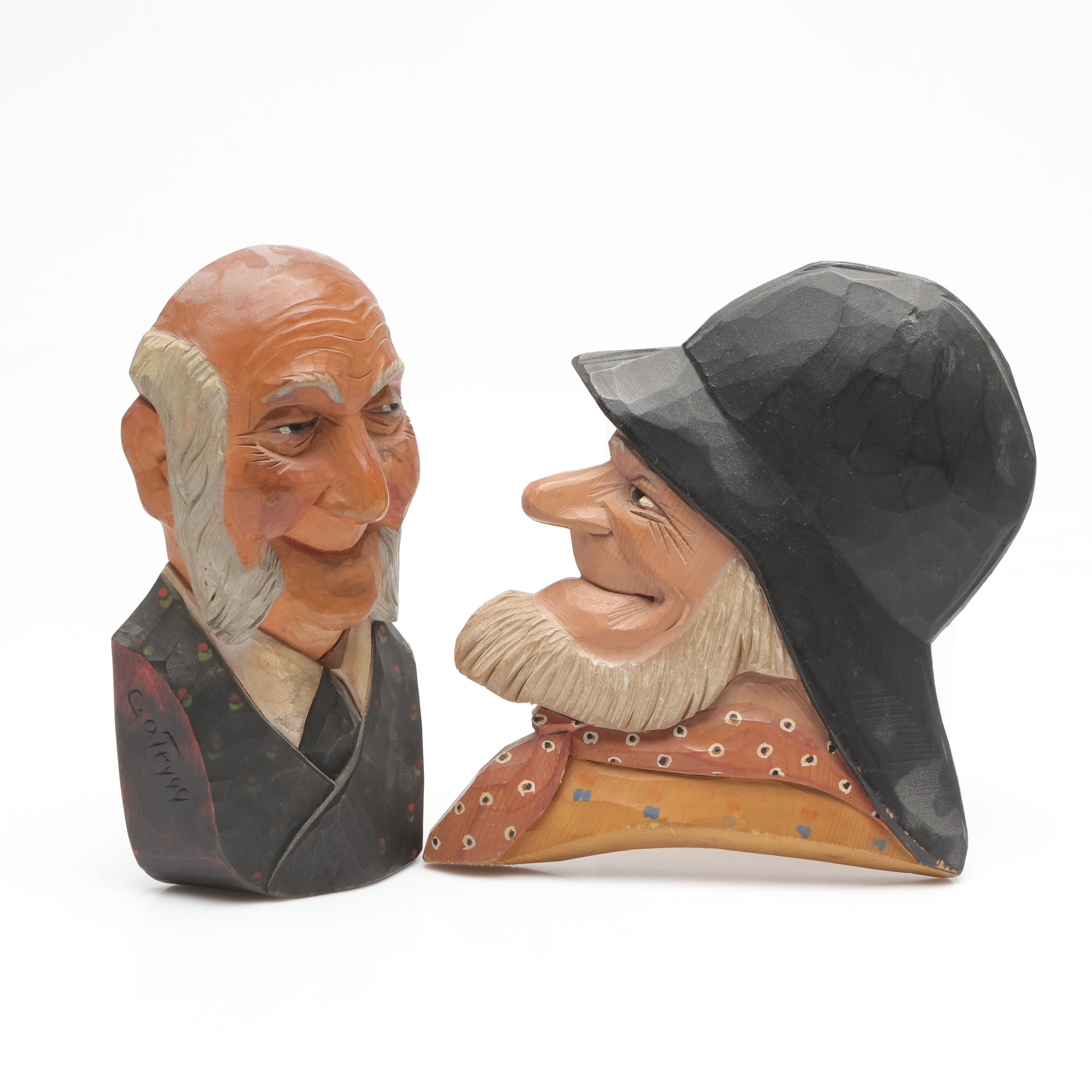 CARL OLOF TRYGG. väggreliefer, 2 st, signerade.