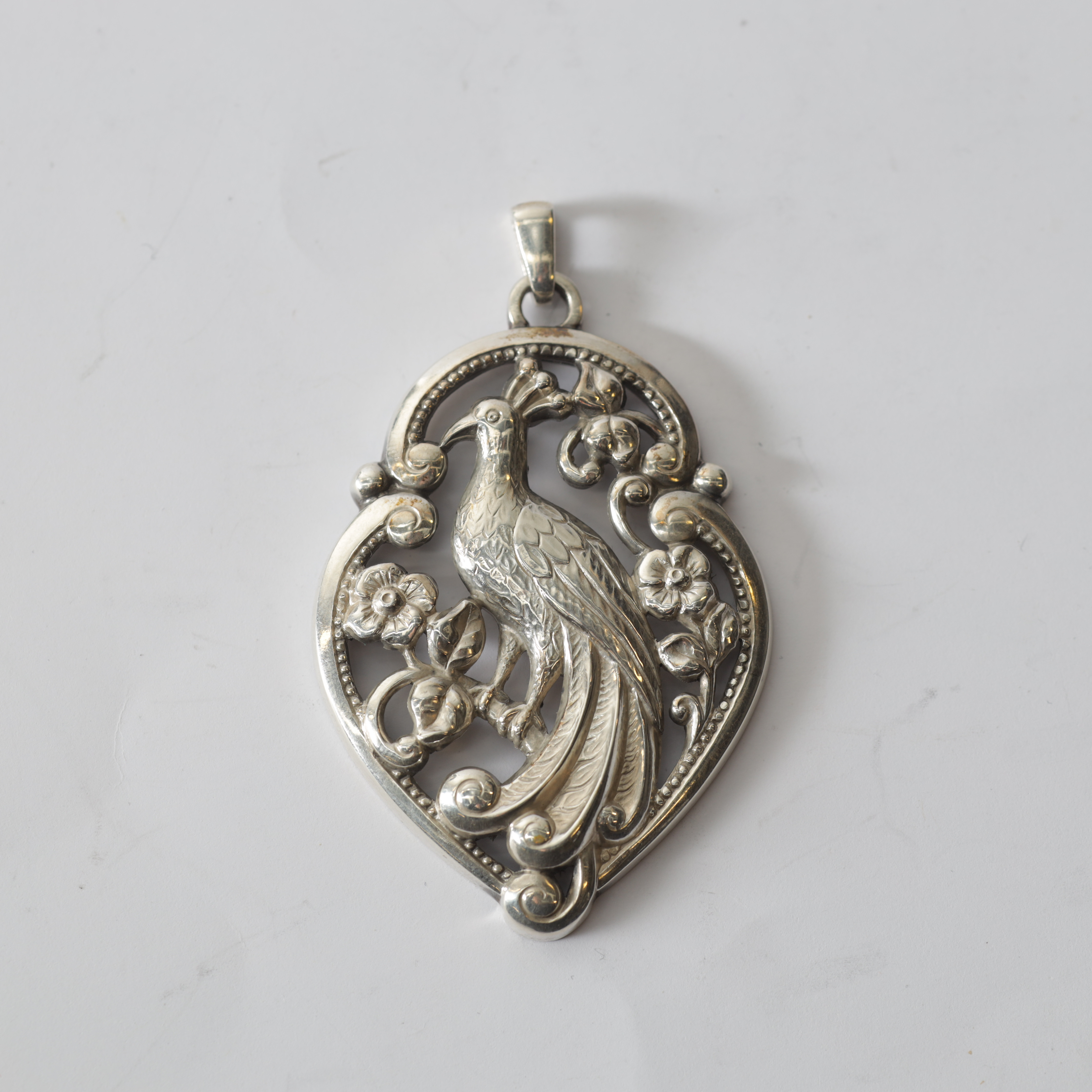 HÄNGE, silver, Guldvaruaktiebolaget G. Dahlgren & Co Ab, Malmö, 1900-tal. Totalvikt 14 gram.