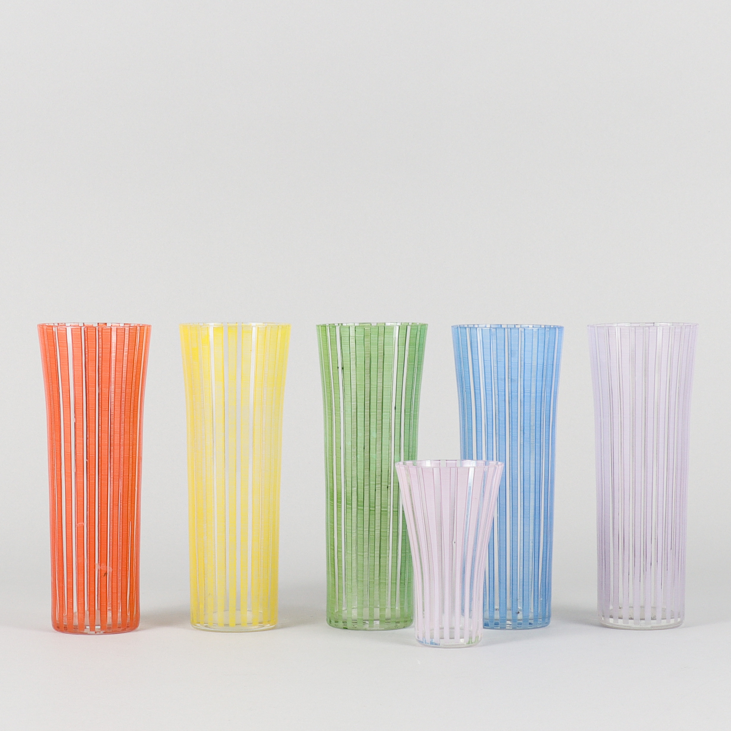 BENGT ORUP. Glas 6 stycken, Johansfors, Strikt.