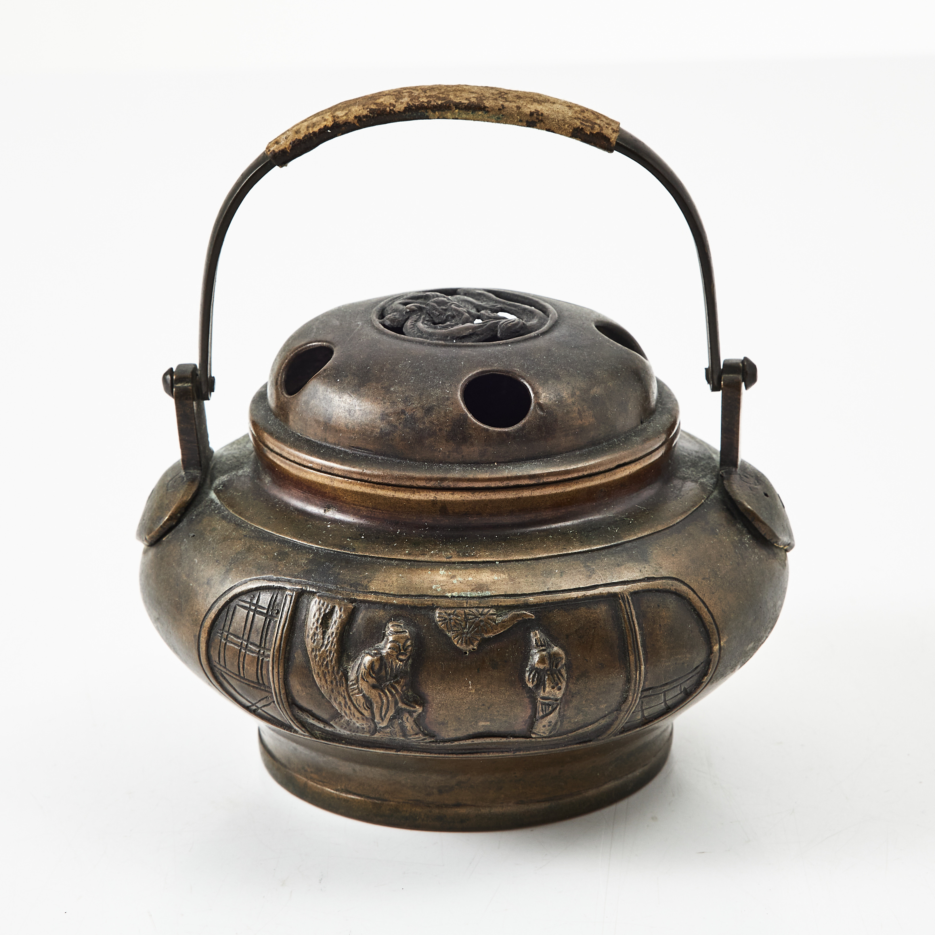 RÖKELSEKAR, brons, Japan, 1800-tal.