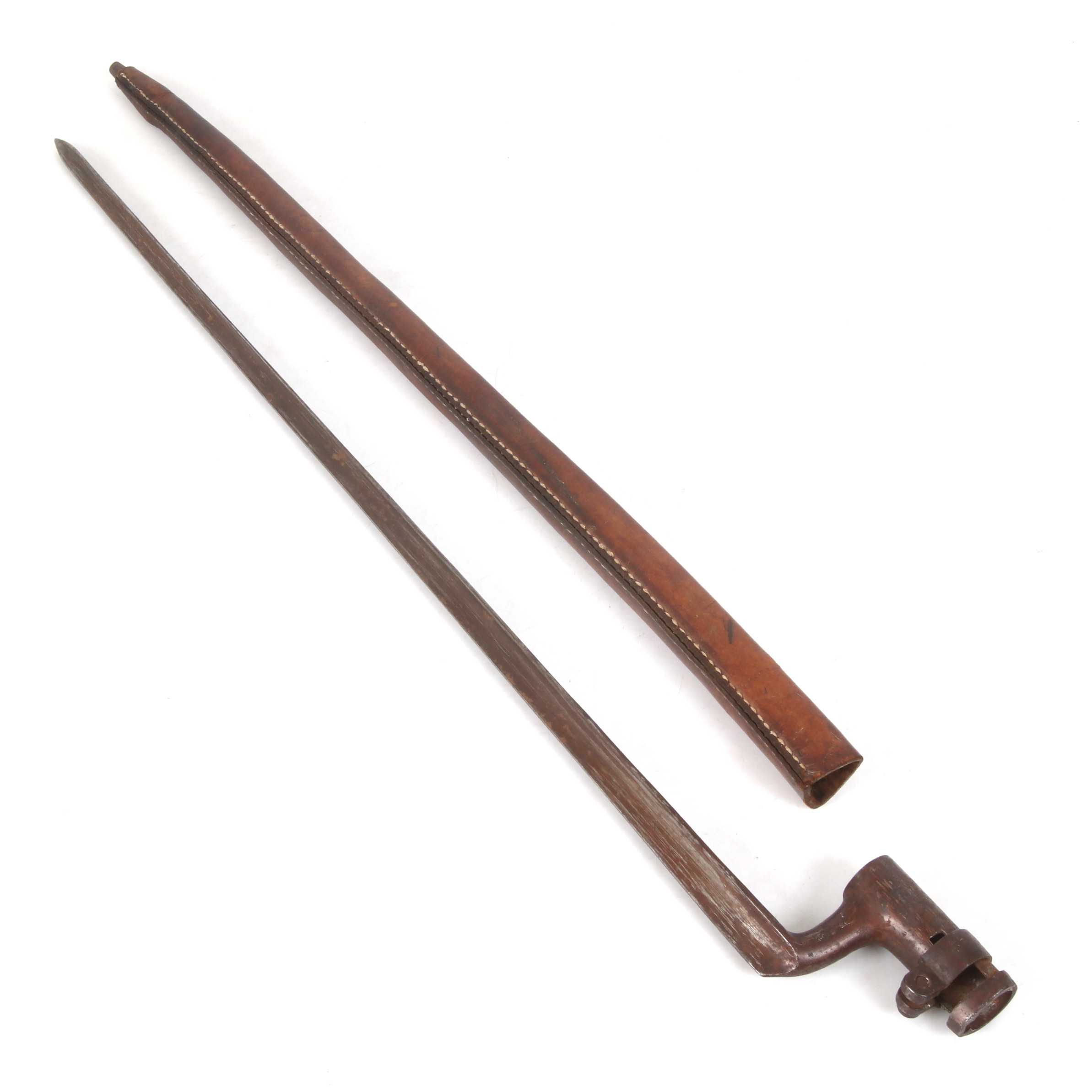 BAJONETT, svensk, modell M/1805, med balja.