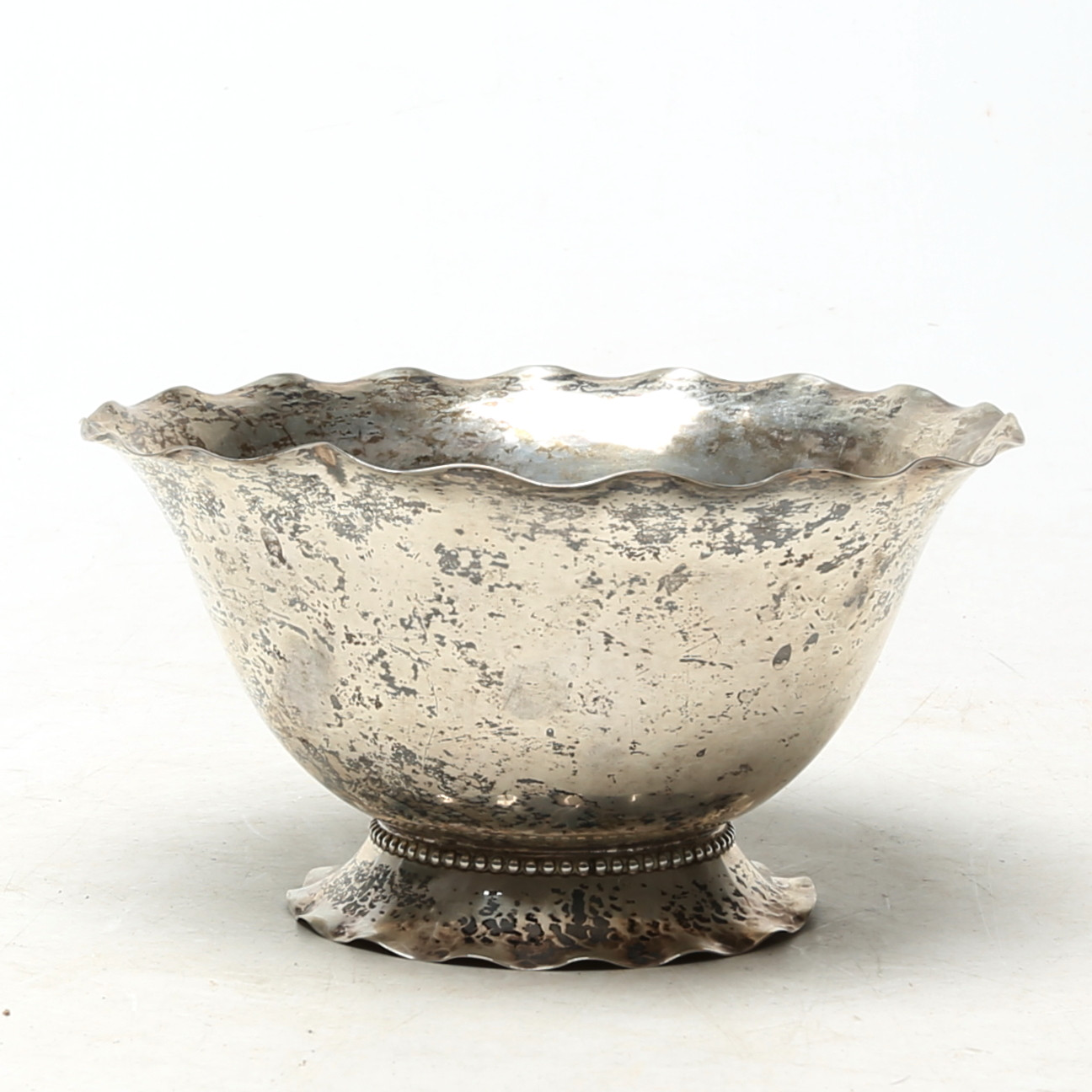 SKÅL, silver, C G Hallbergs, årsbokstav A8.