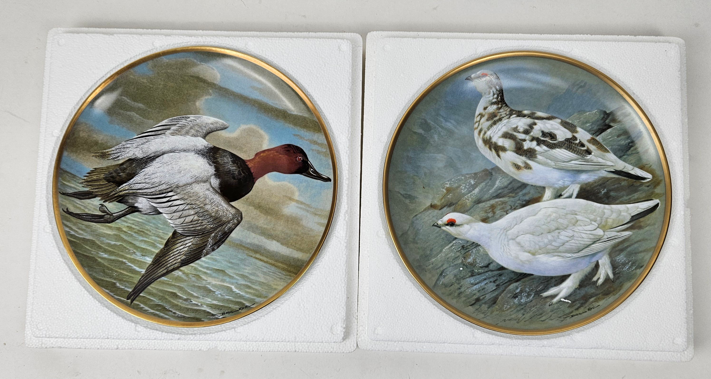 SAMLARTALLRIKAR, 24 st, porslin, Basil Ede, Franklin Porcelain.