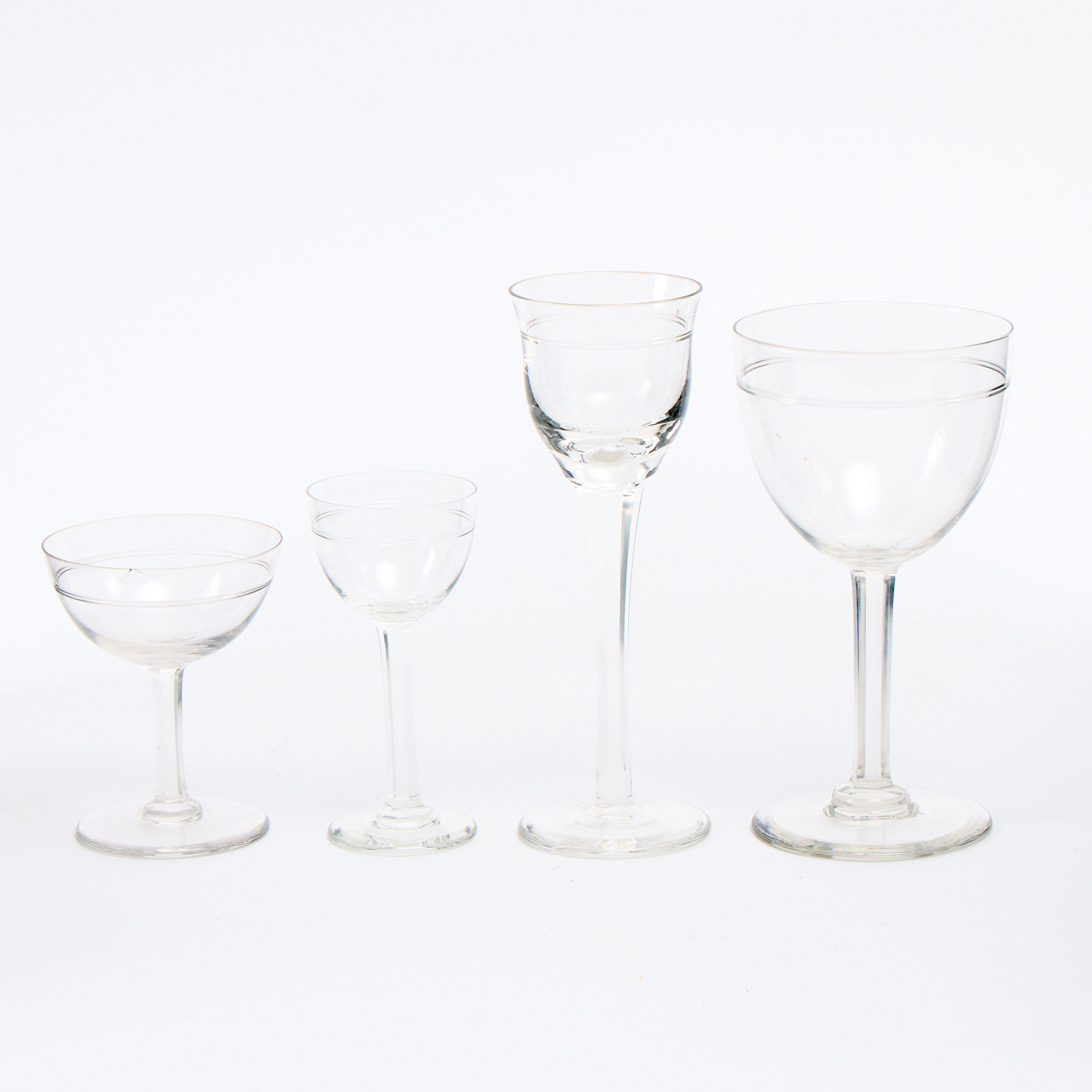 SERVIS 48 delar "Piper" Skruf 1900-talets andra hälft.