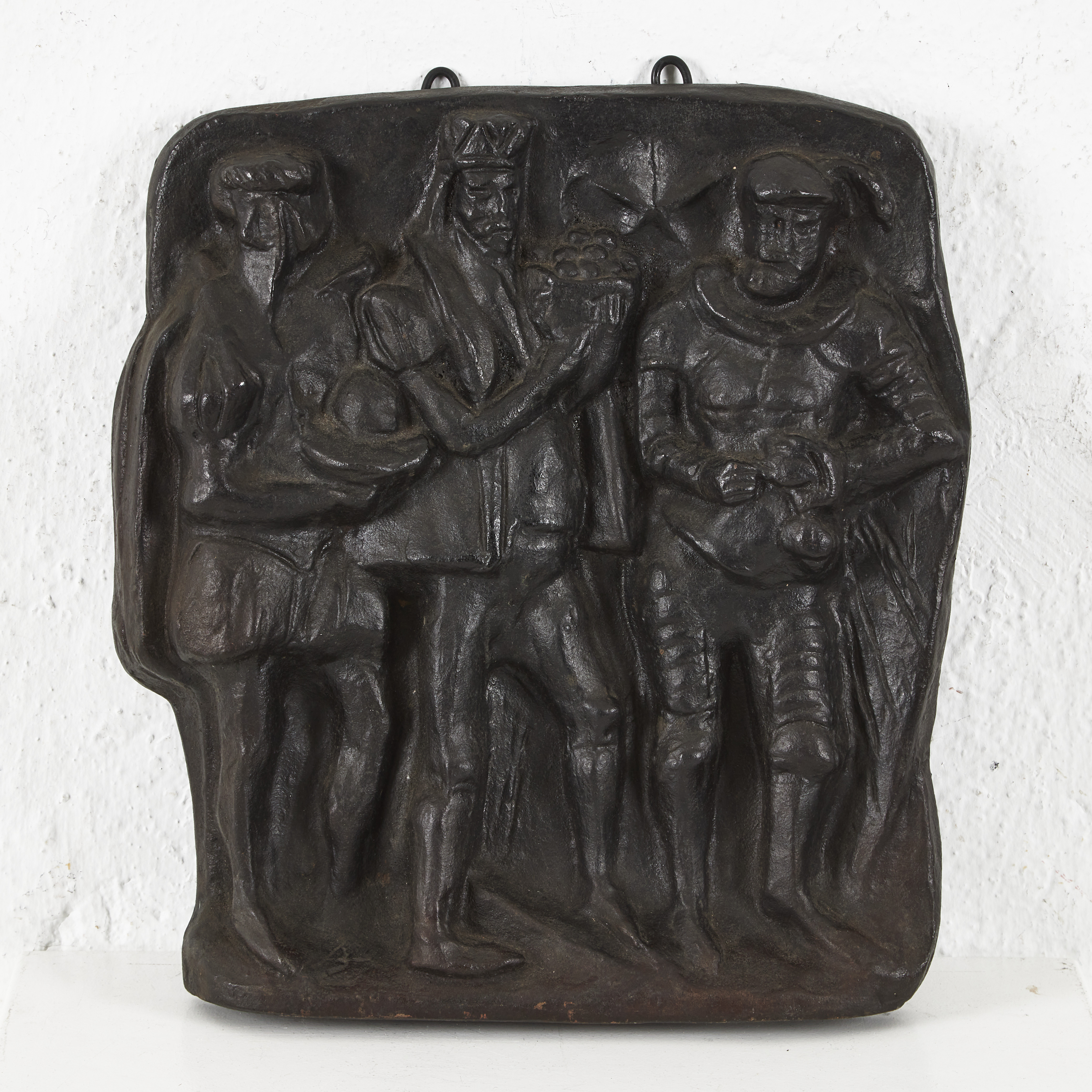 ALLAN EBELING (1897-1975). Relief, gjutjärn, signerad AE.