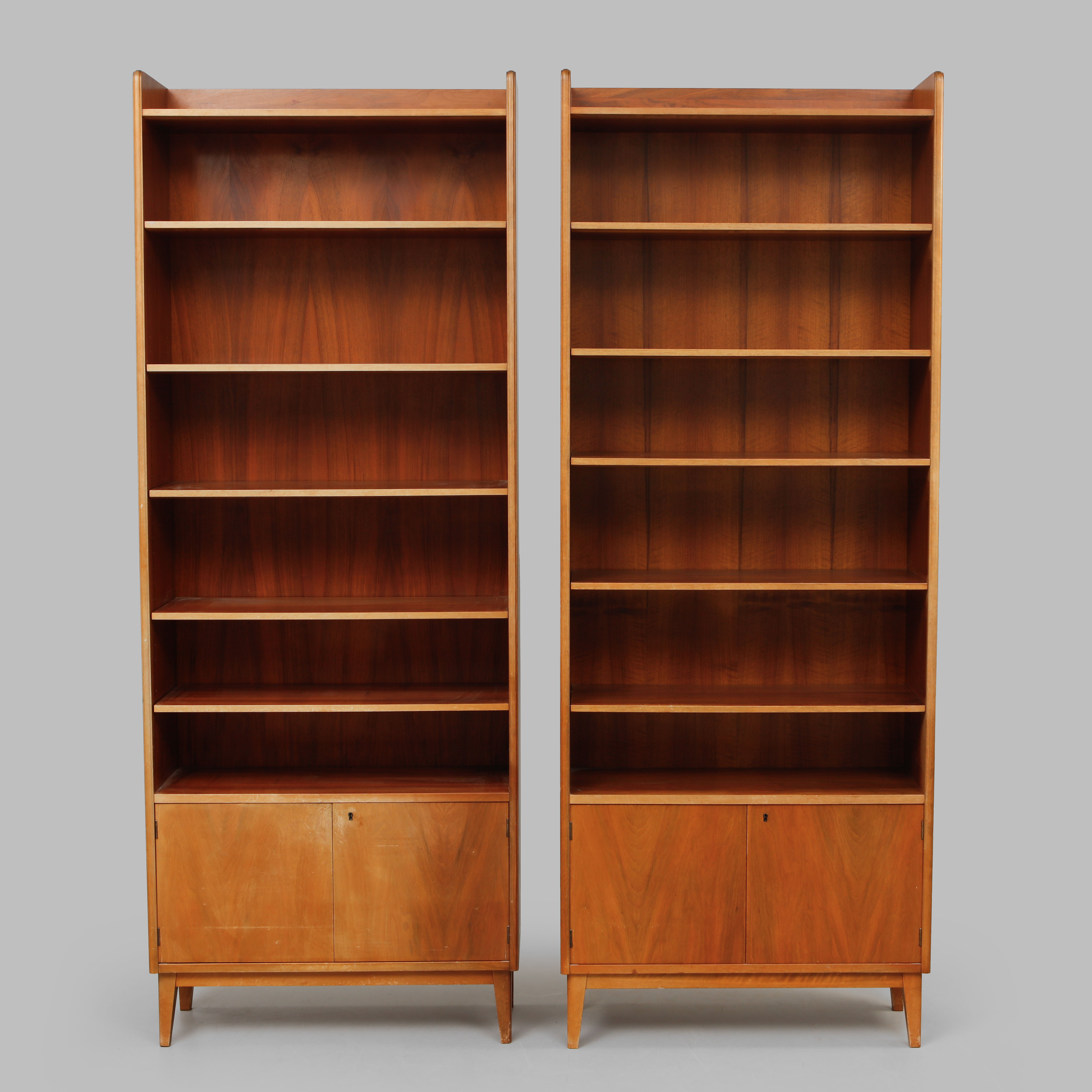 BOKHYLLOR, 1 par, AB Möbelfabriken Varia, Flen, 1950/60-tal.