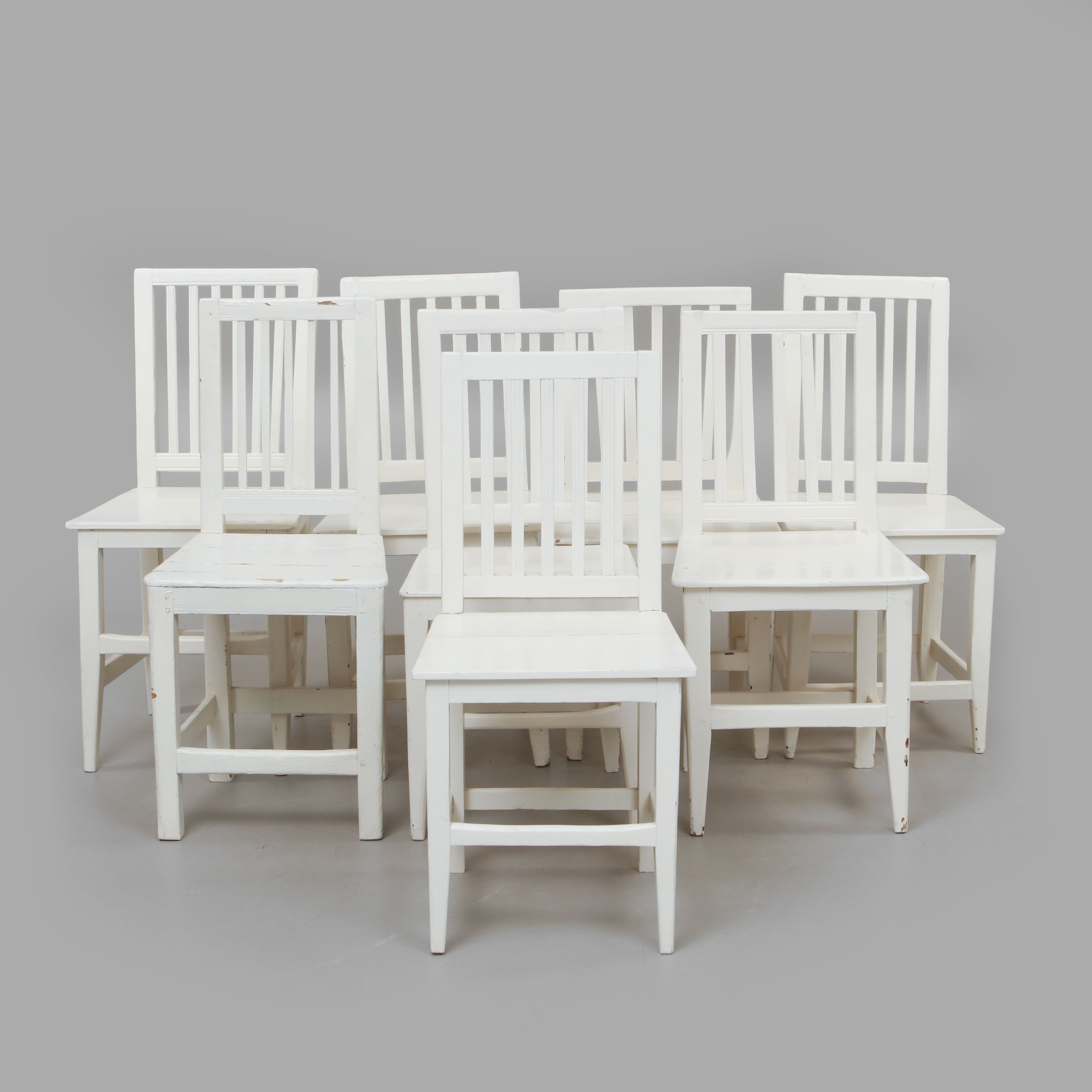 STOLAR, 8 st snarlika, s.k Leksandstolar, 1800-tal.