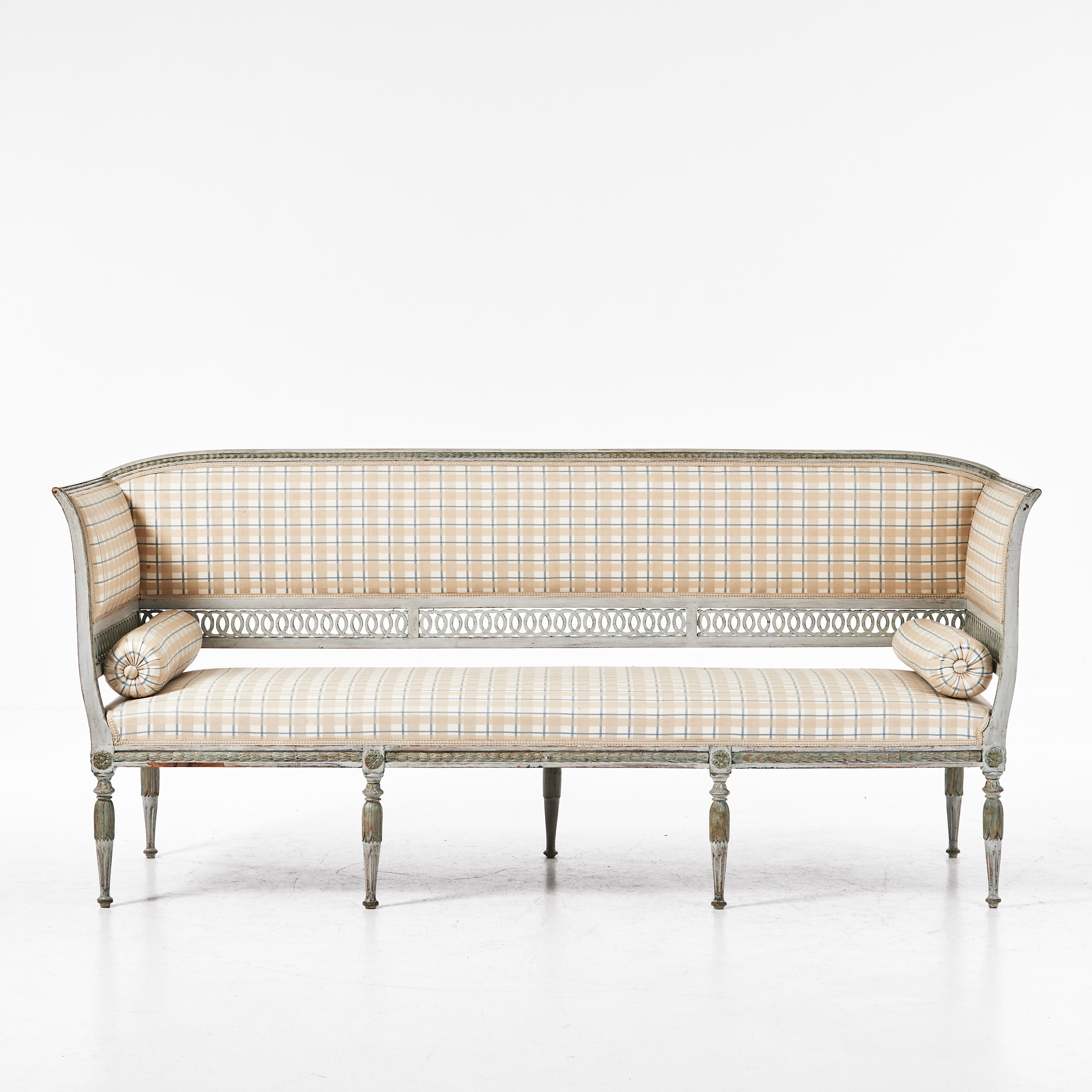 SOFFA, sengustavianska stockholmsarbeten, 1800-talets första kvartal, bemålade.