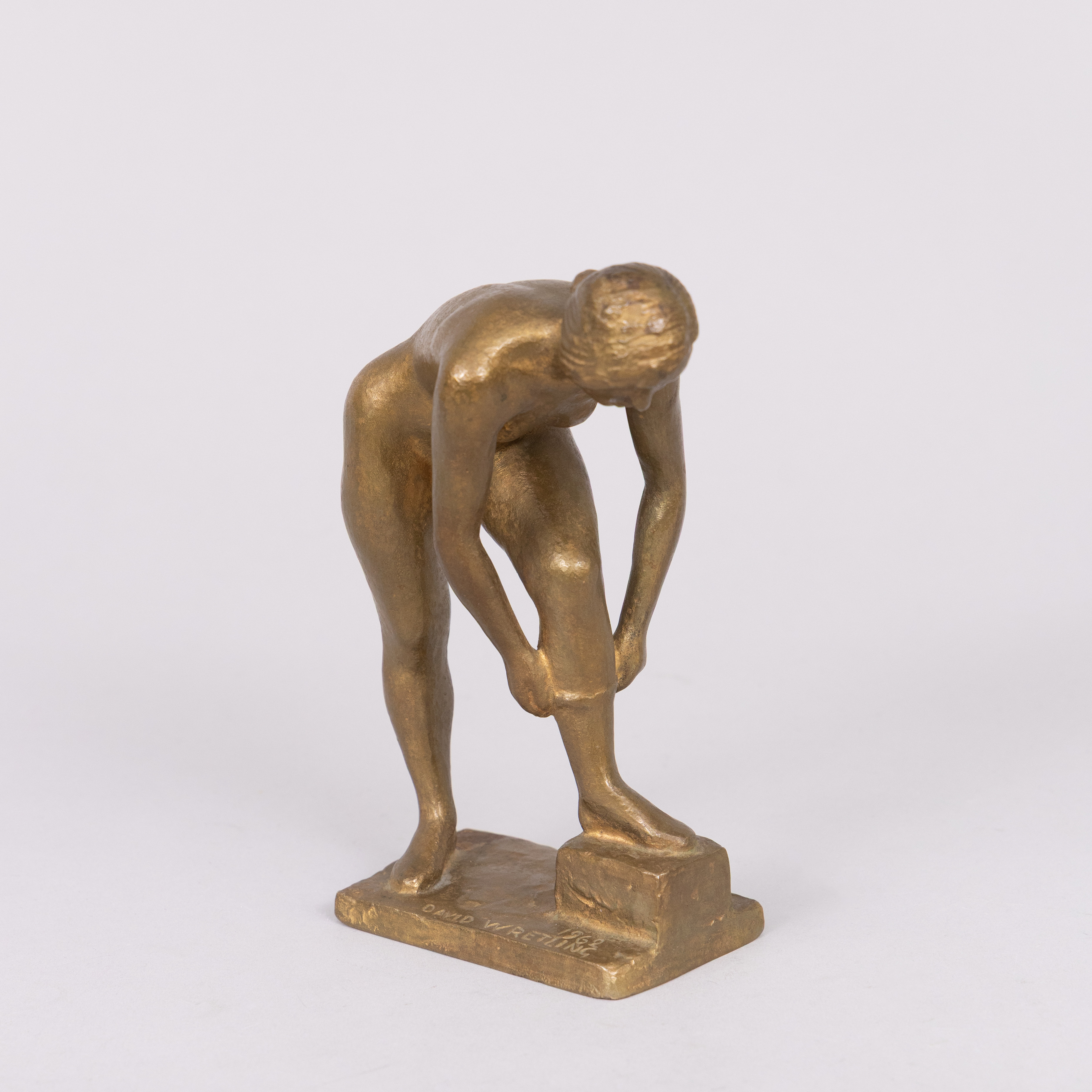DAVID WRETLING (1901-1986). Skulptur, brons, numrerad 3/10, signerad och daterad 1962.