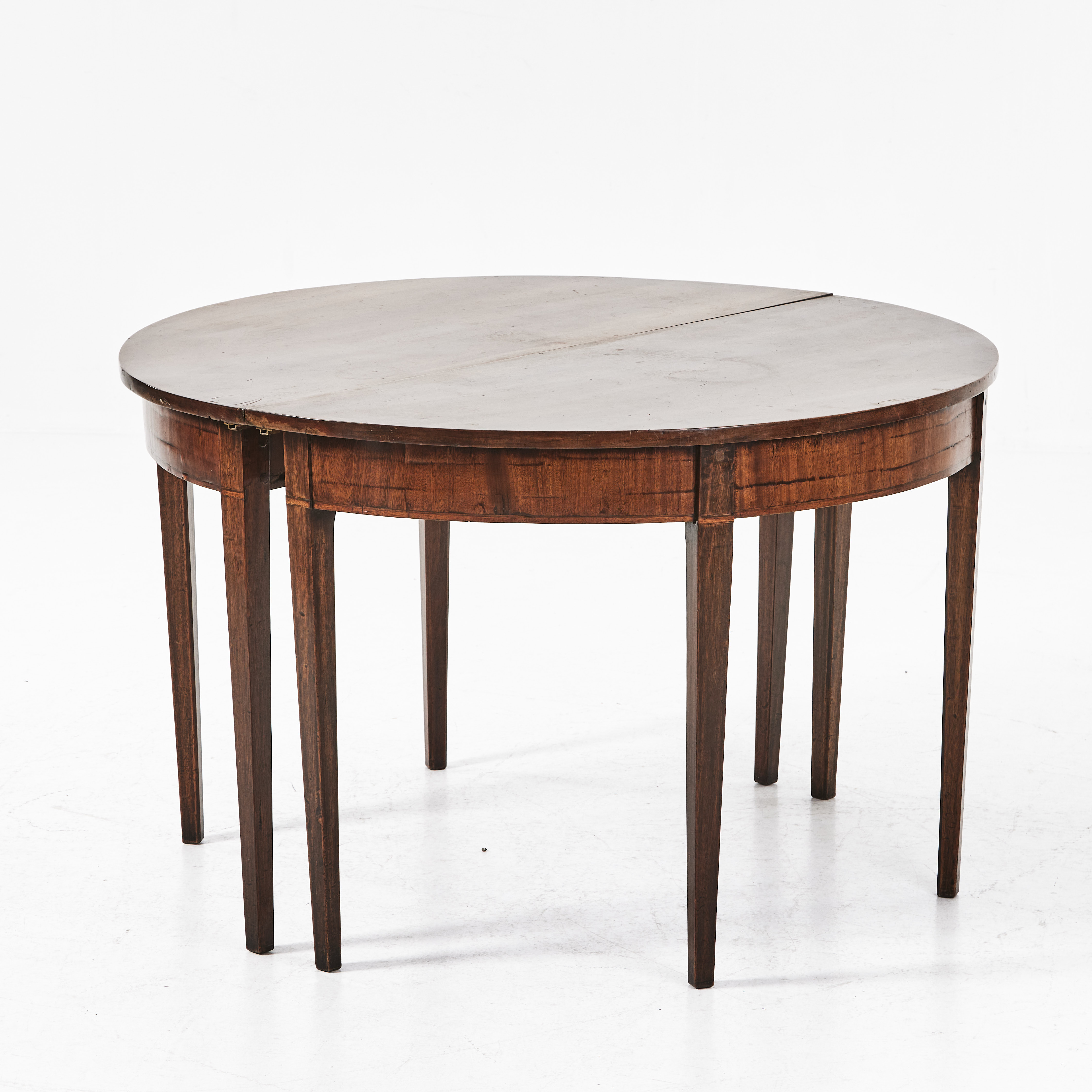 MÅNBORD, 1 par, 1800-tal, England, mahongy.