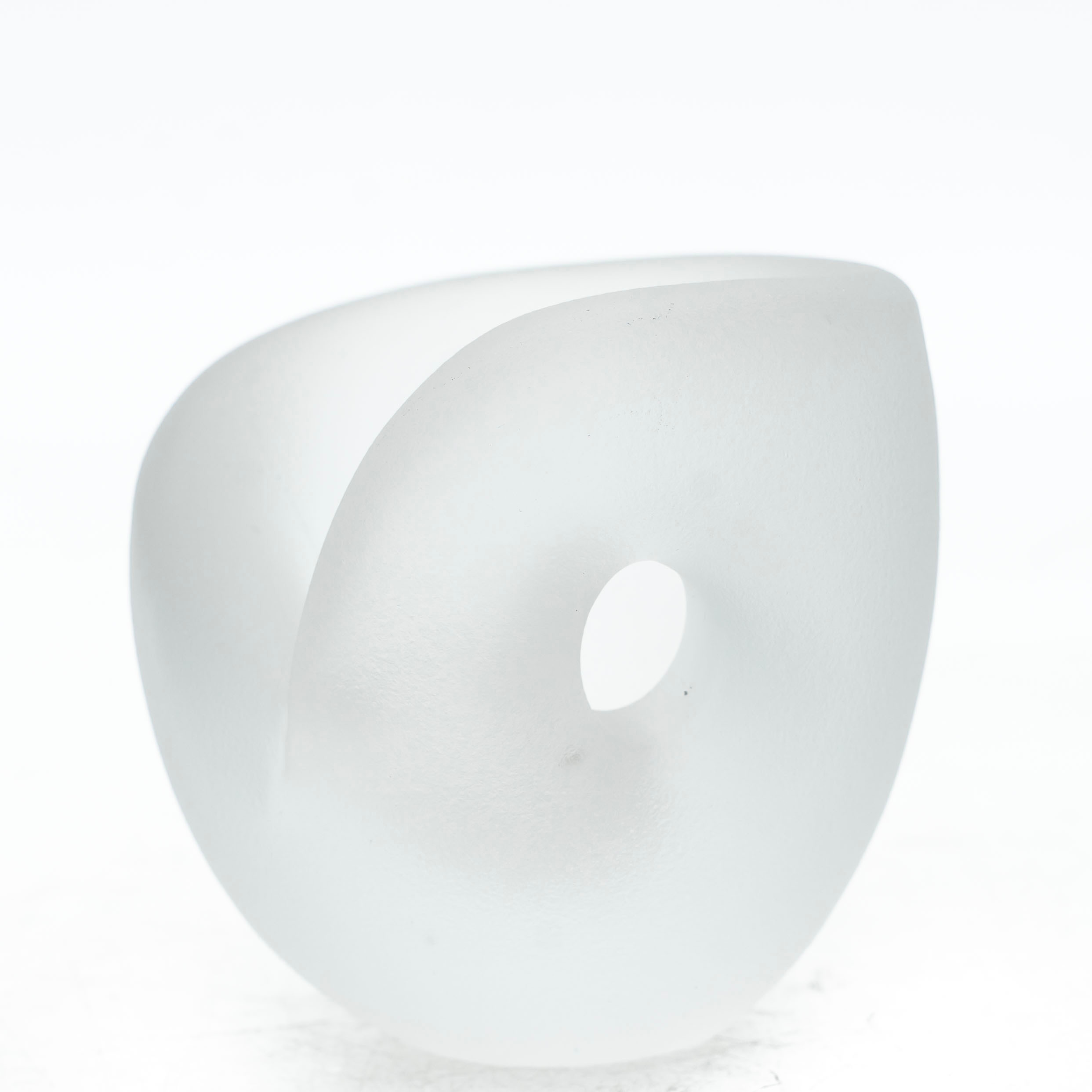 TIMO SARPANEVA. Skål/vas, glas, "Devils churn", Iittala, Finland, signerad.