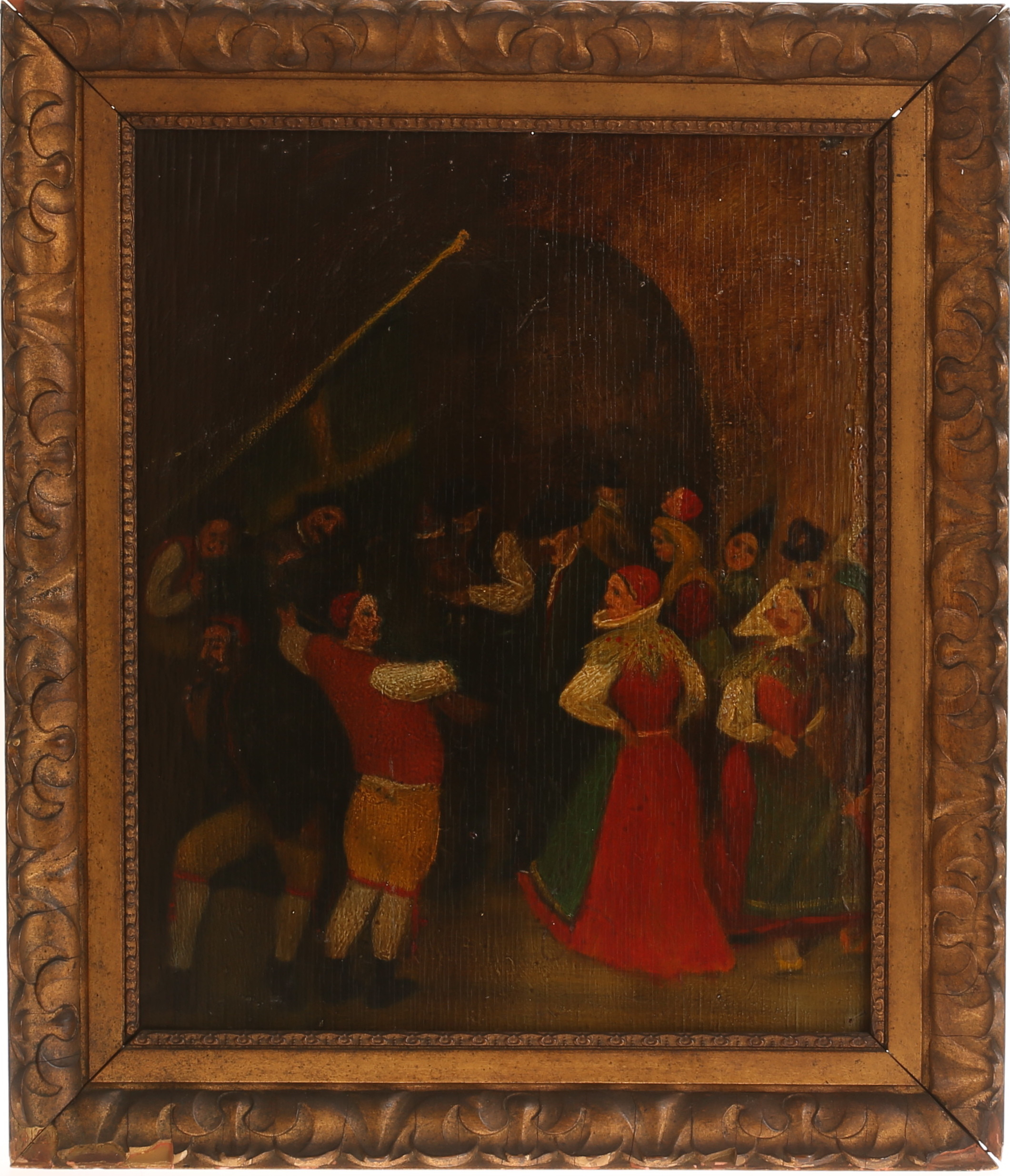 OKÄND, KONSTNÄR, olja på pannå.