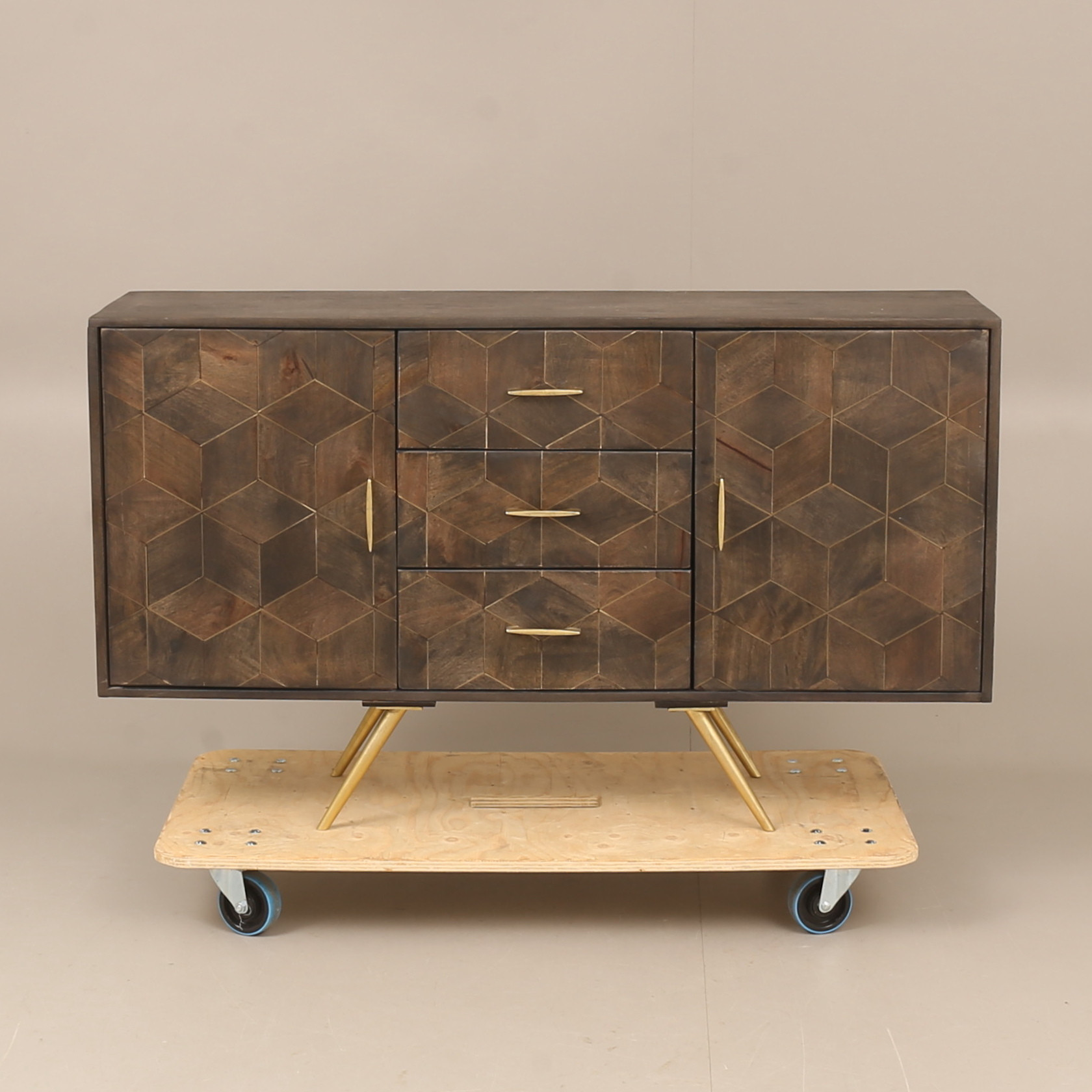 SIDEBOARD, trä och metall, samtida.