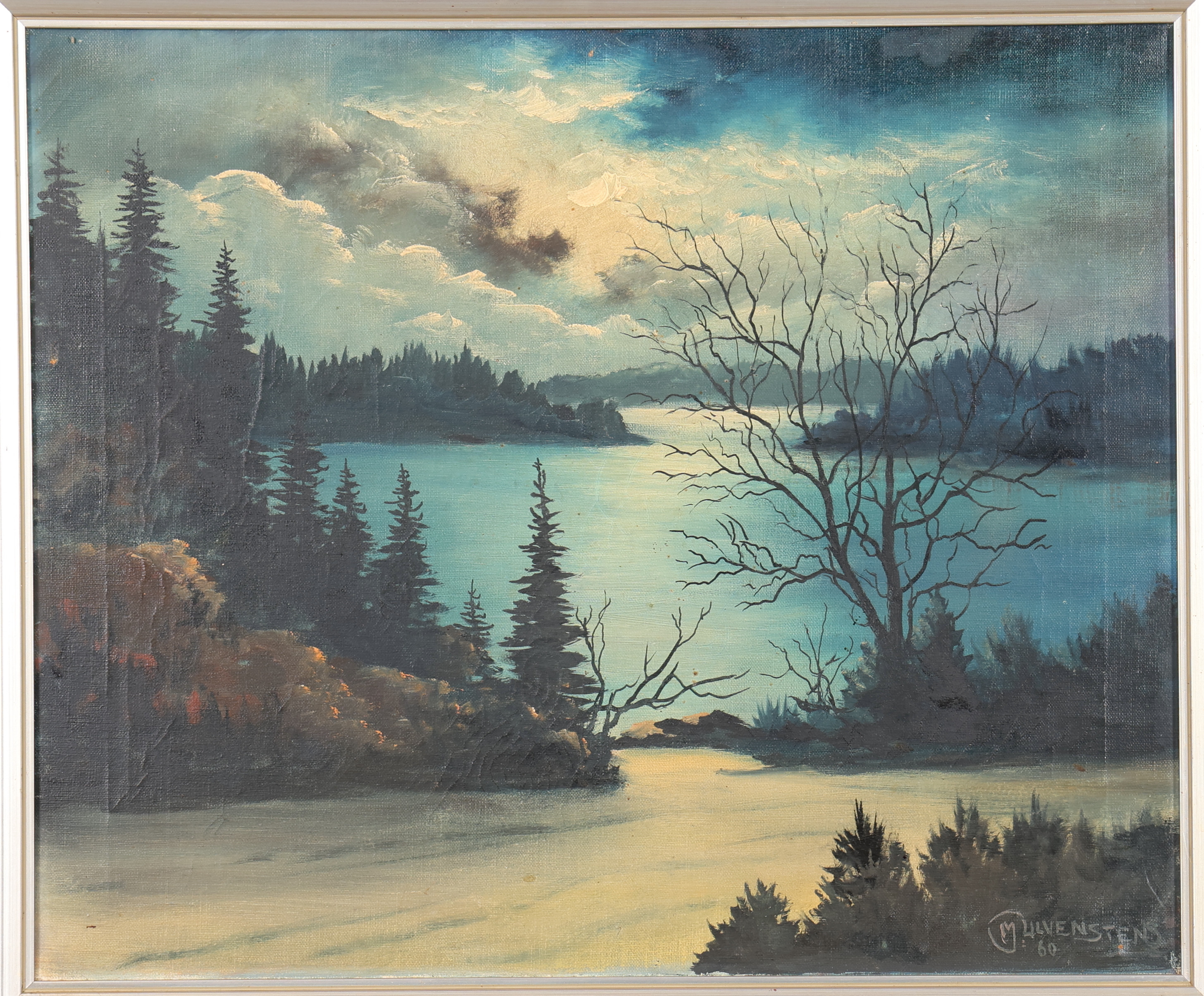 JACK ULVENSTEN. OLJA PÅ DUK, signerad samt daterad.