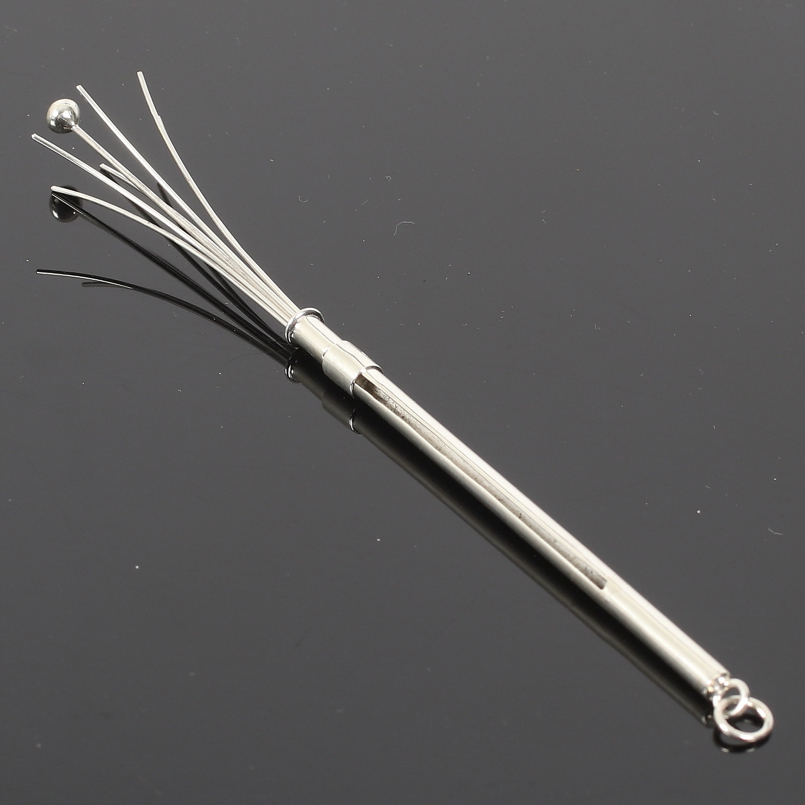 (6C06) CHAMPAGNEVISP, Sterling silver, 1900-tal.