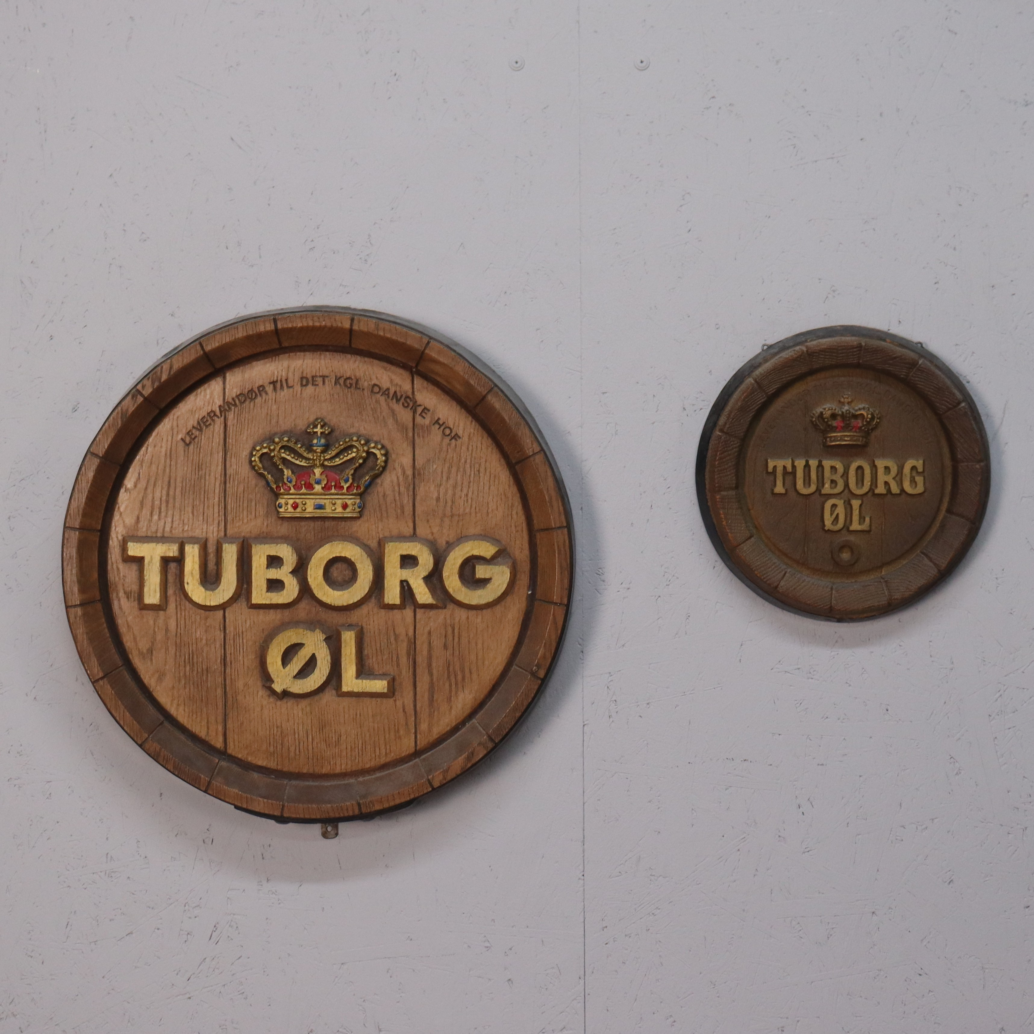 ÖLREKLAM, Tuborg, 2 st.