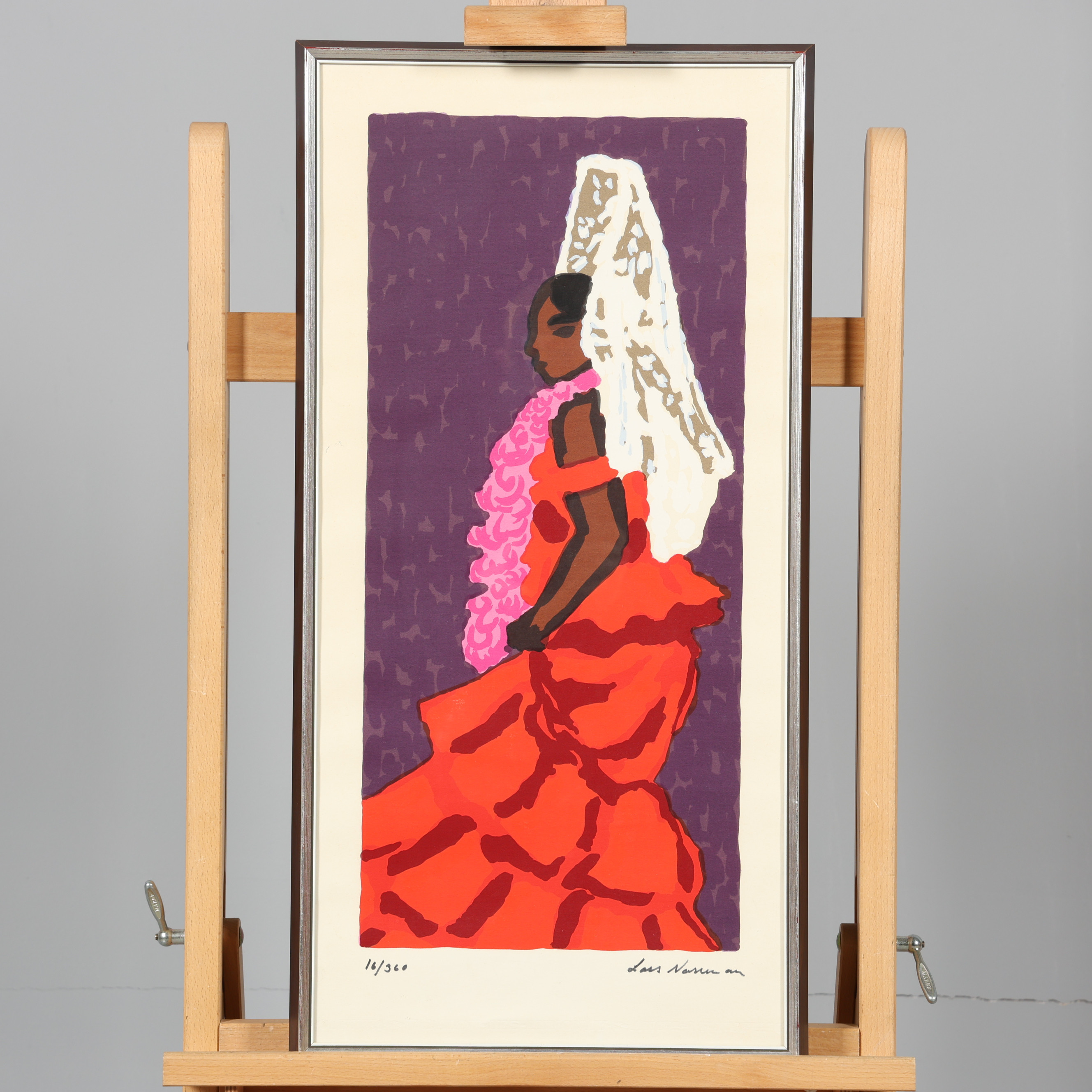 LARS NORRMAN. LITOGRAFI, signerad samt numrerad 16/360.