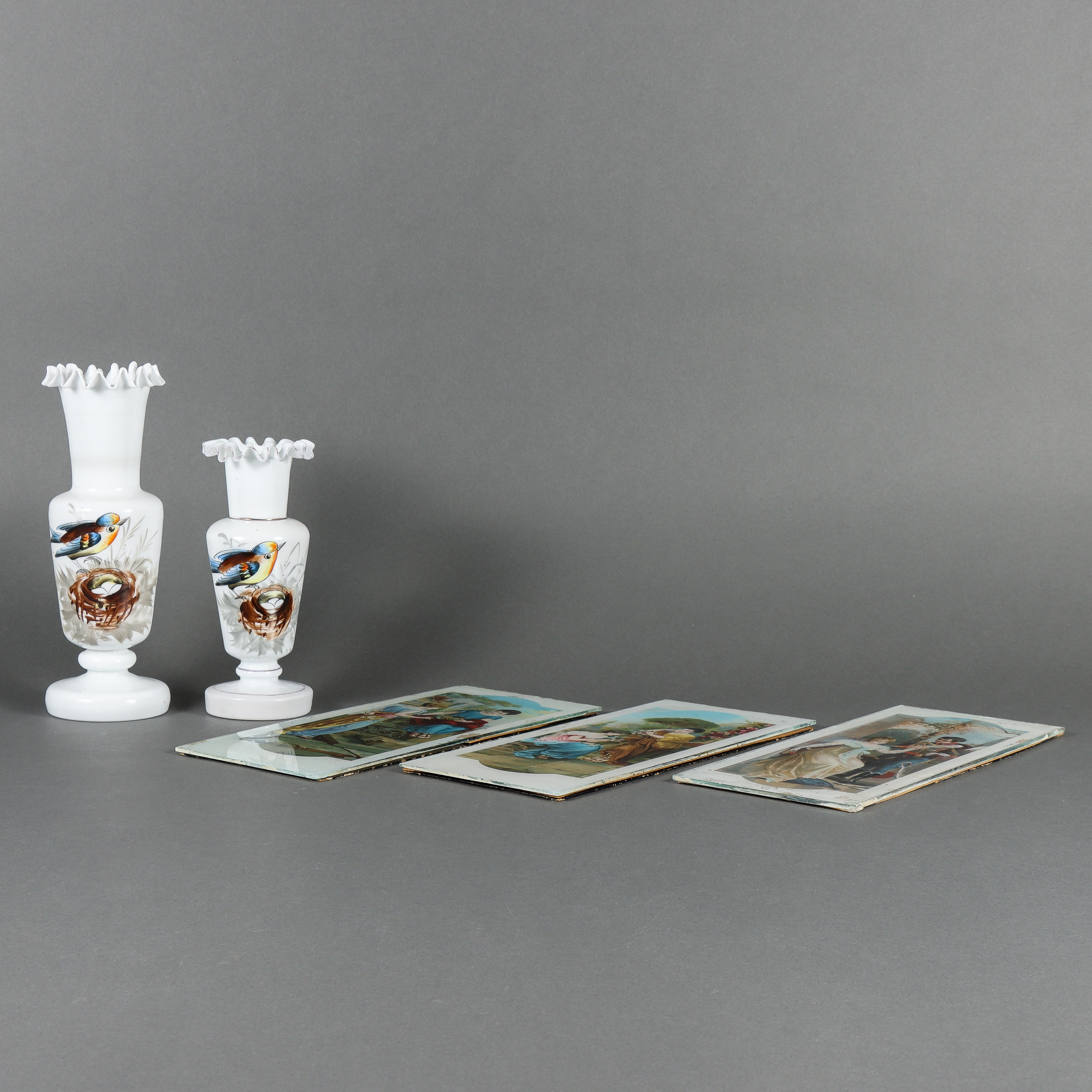 VASER OCH TAVLOR glas, 18/1900-tal.