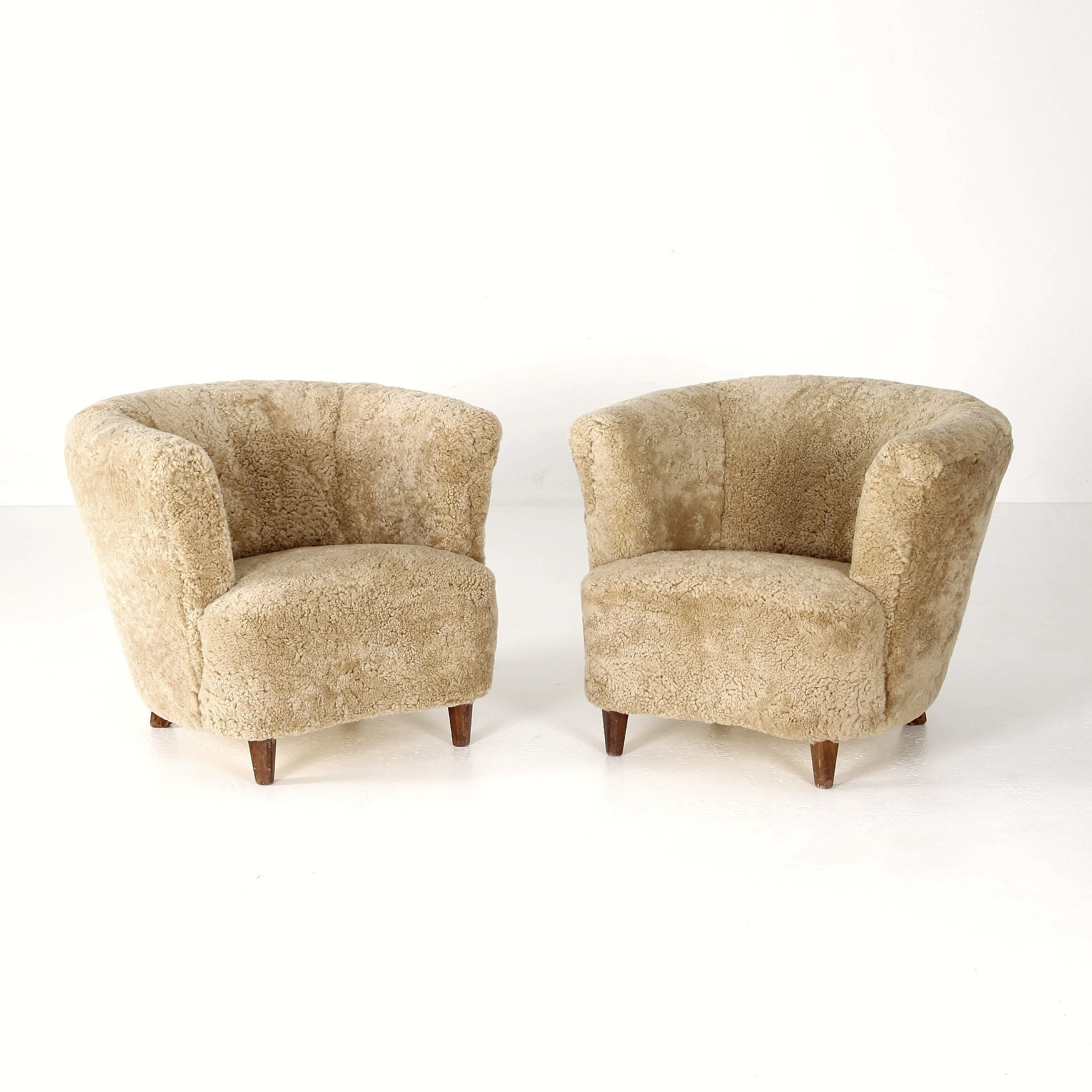 FÅTÖLJER, 1 par, Swedish Modern, 1940-tal.