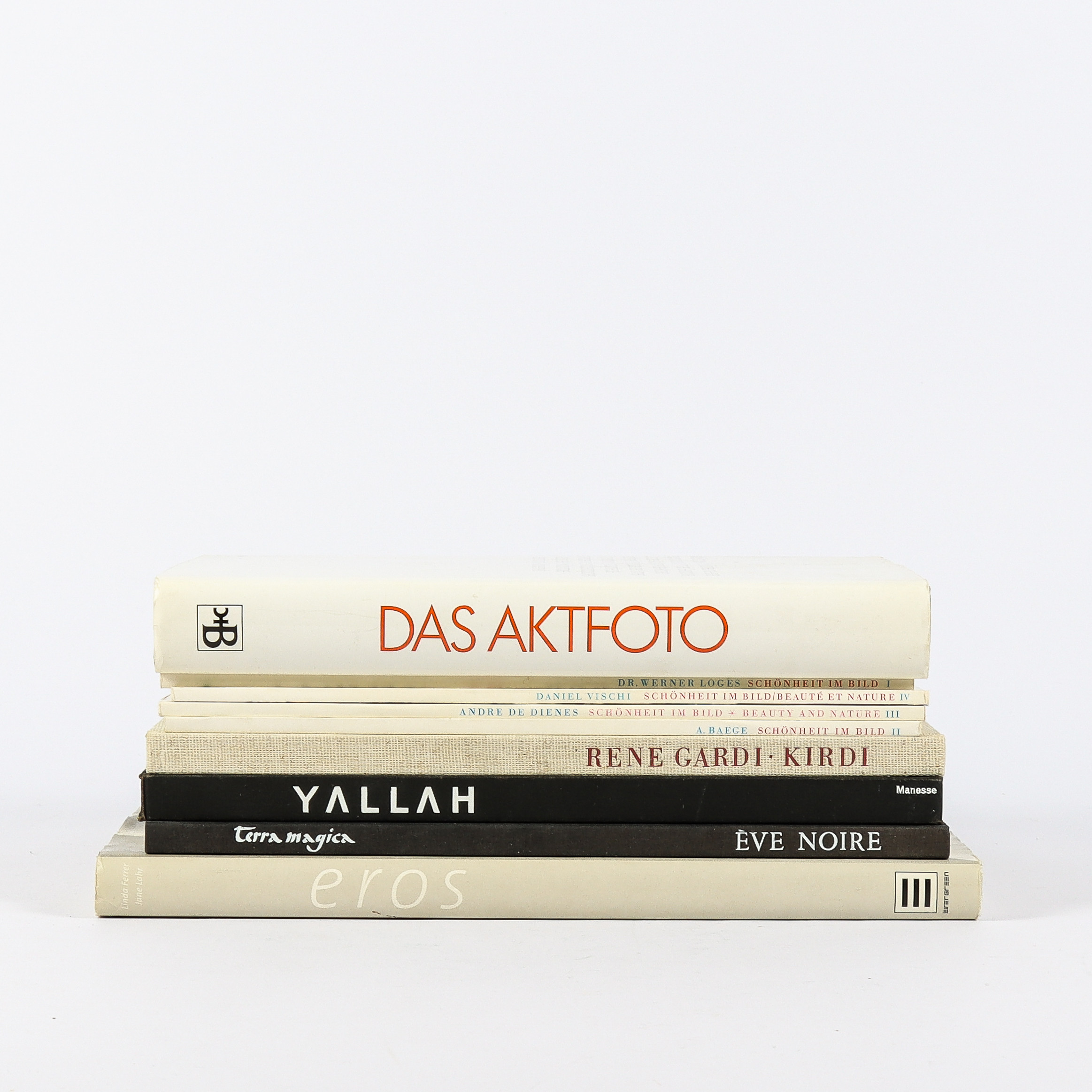 FOTOBÖCKER erotik, 9 stycken.