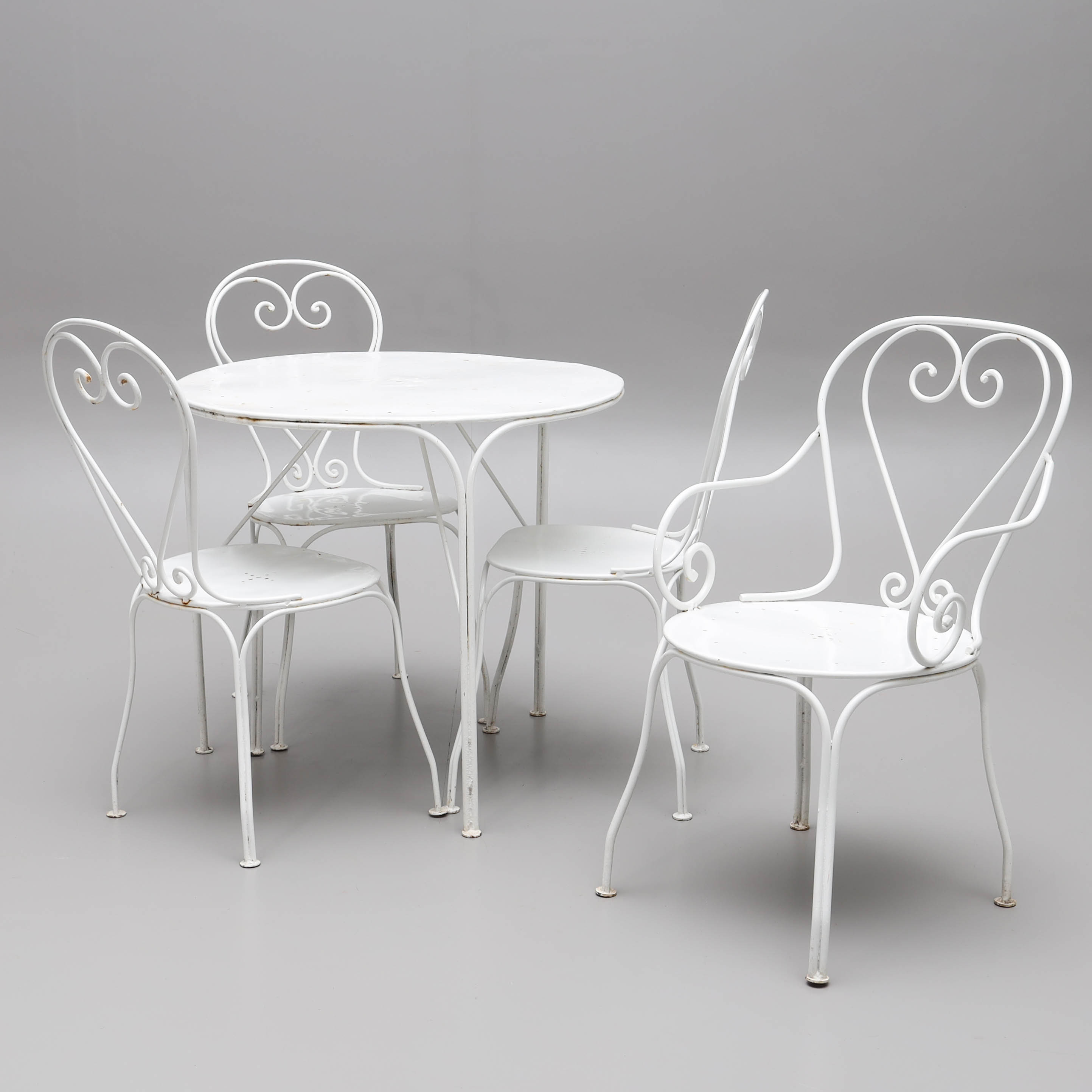 TRÄDGÅRDSGRUPP, 5 delar, "Classic No.1", Byarums bruk, 1900-tal.