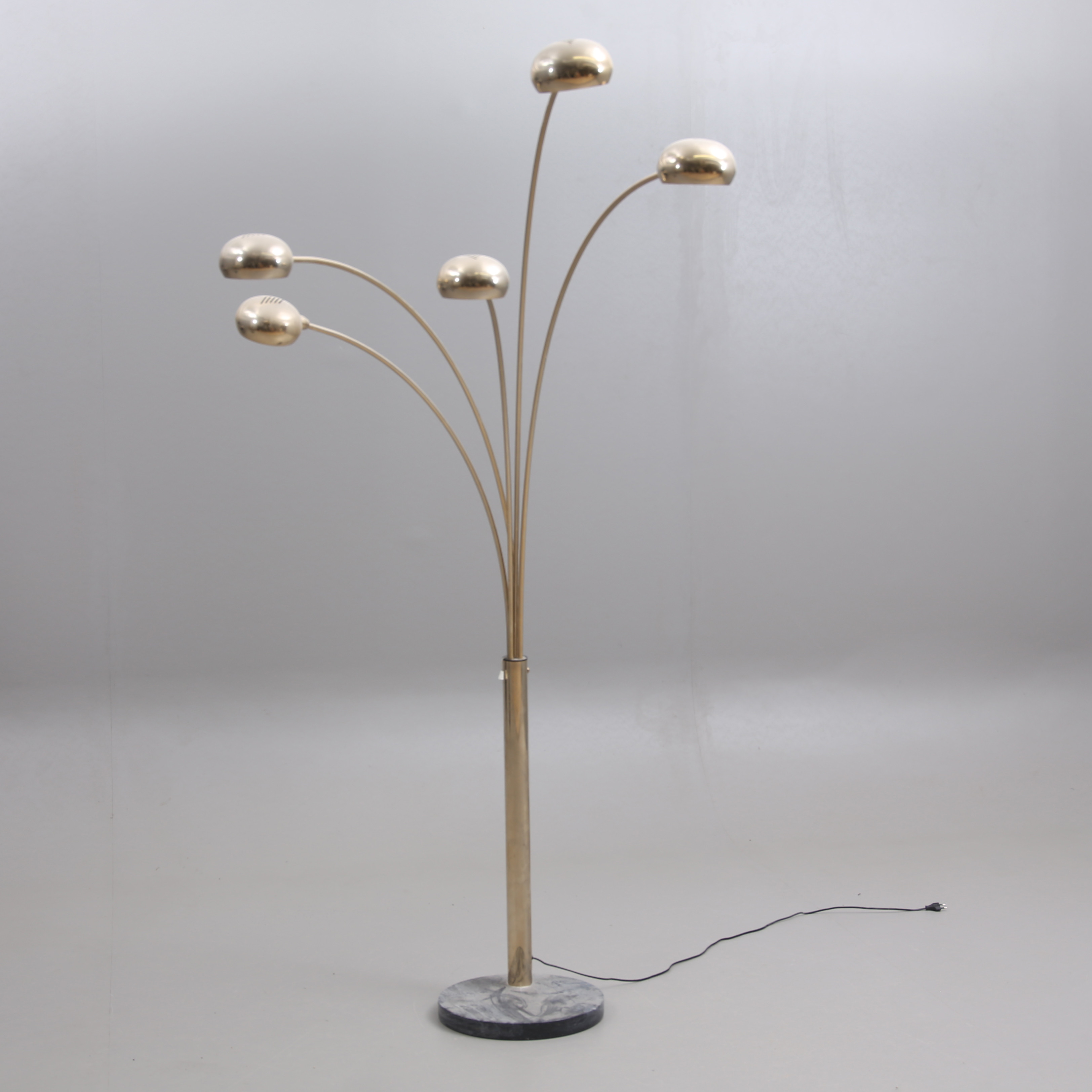 GOLVLAMPA, 5-armad med stenfot, Atelje Lyktan, typ 170-5.