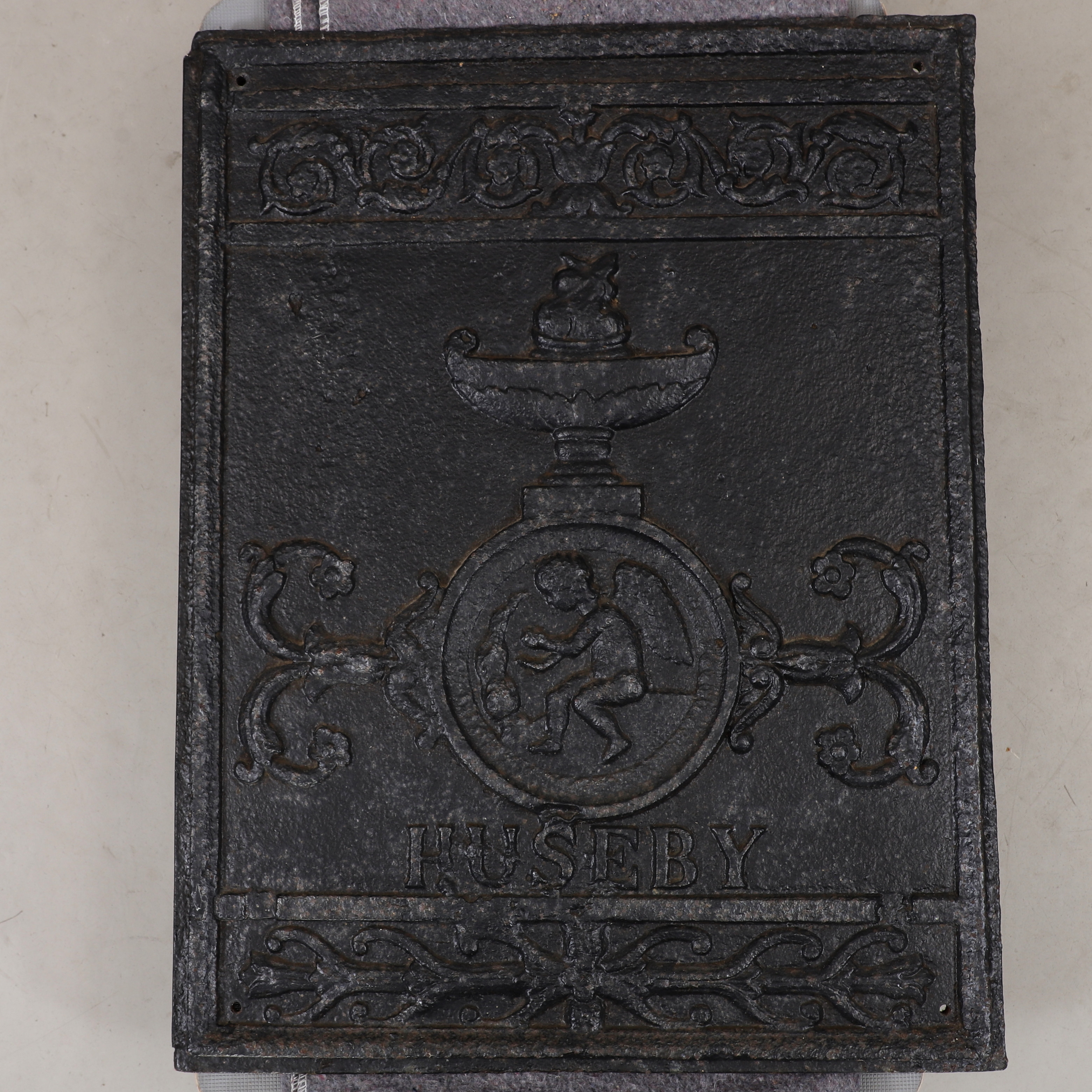 SÄTTUGNSPLATTA, gjutjärn, Huseby Bruk.