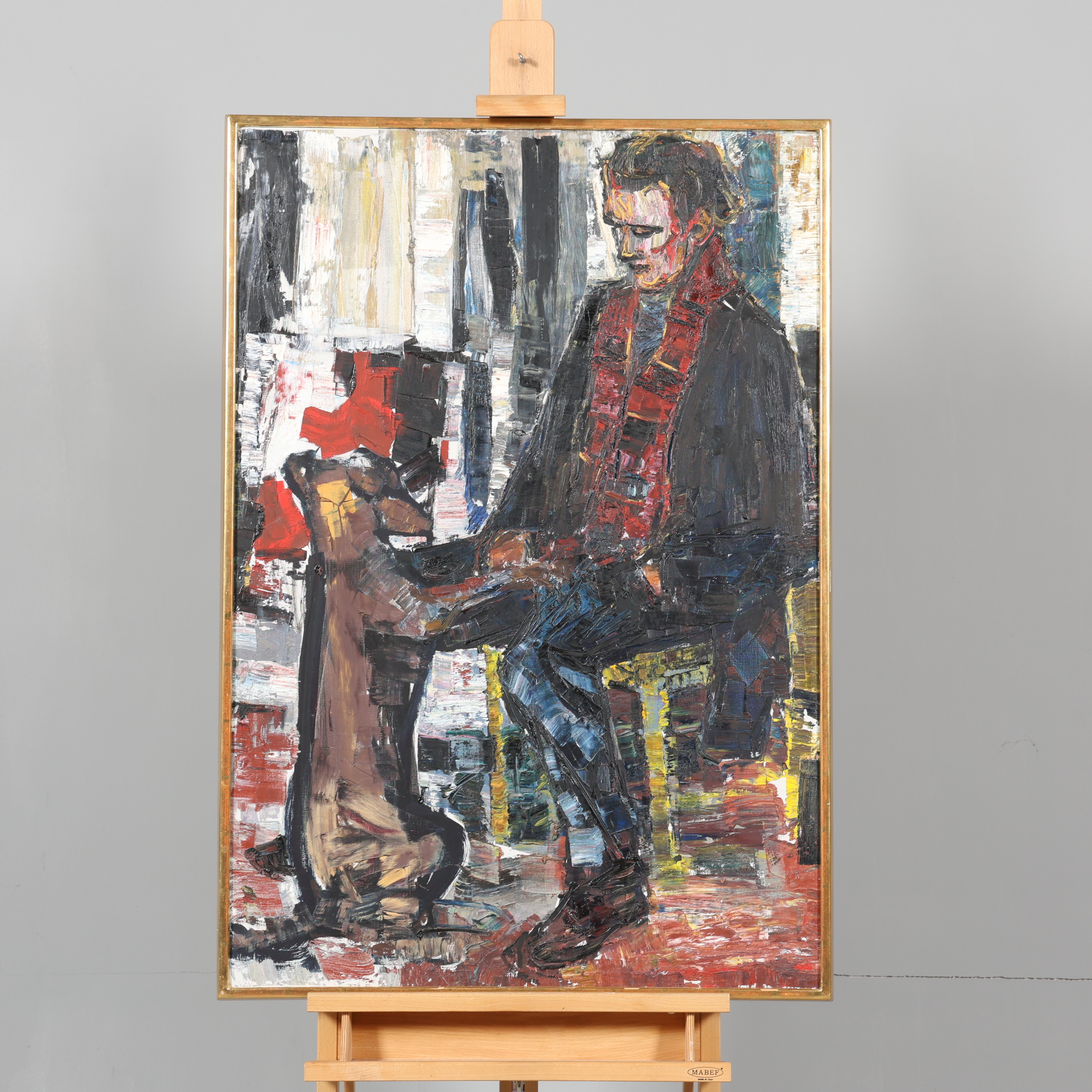 RAGNAR  JOHANSSON. OLJA PÅ DUK, "Vänner".