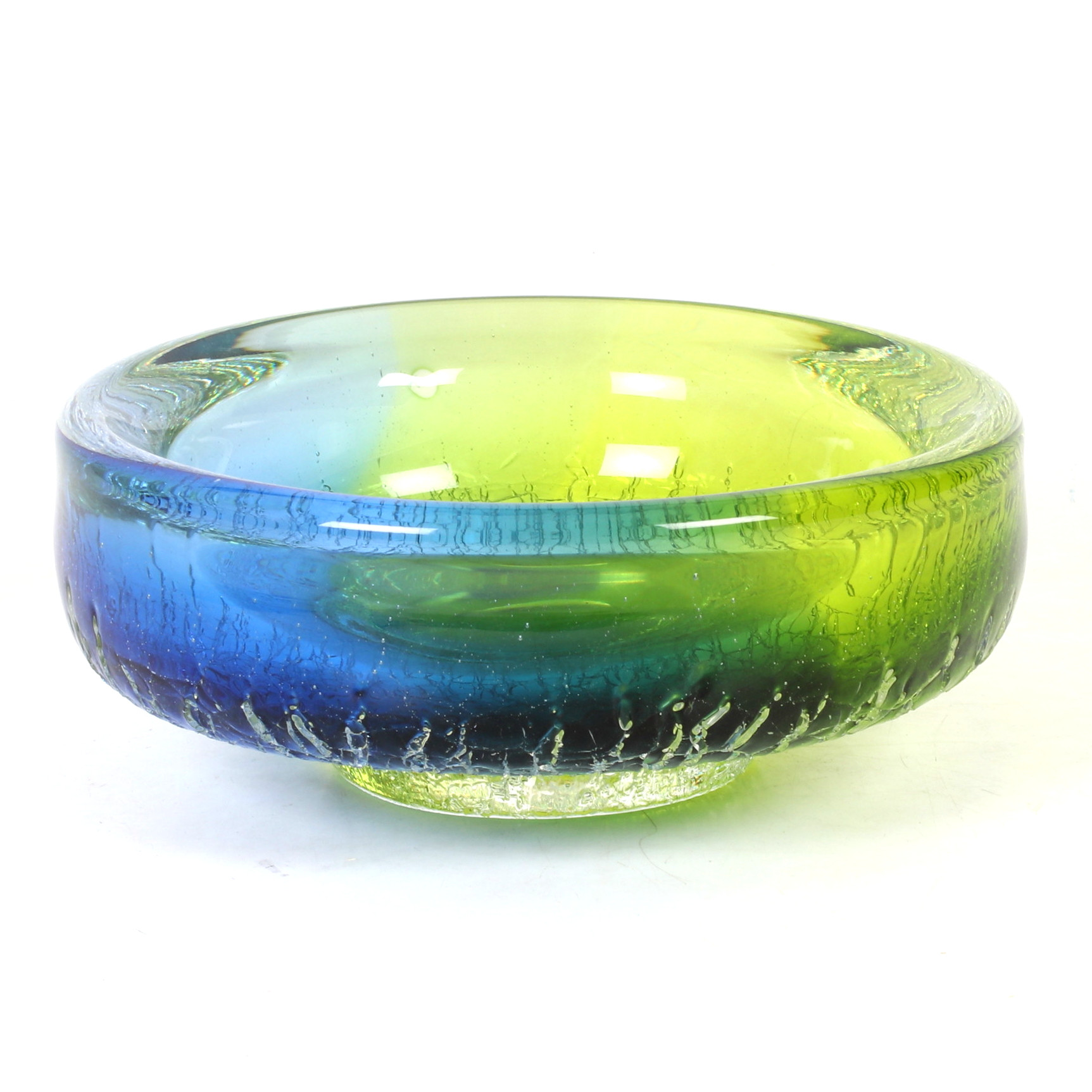 GÖRAN WÄRFF. Skål, glas, Kosta, 1900-talets senare del.