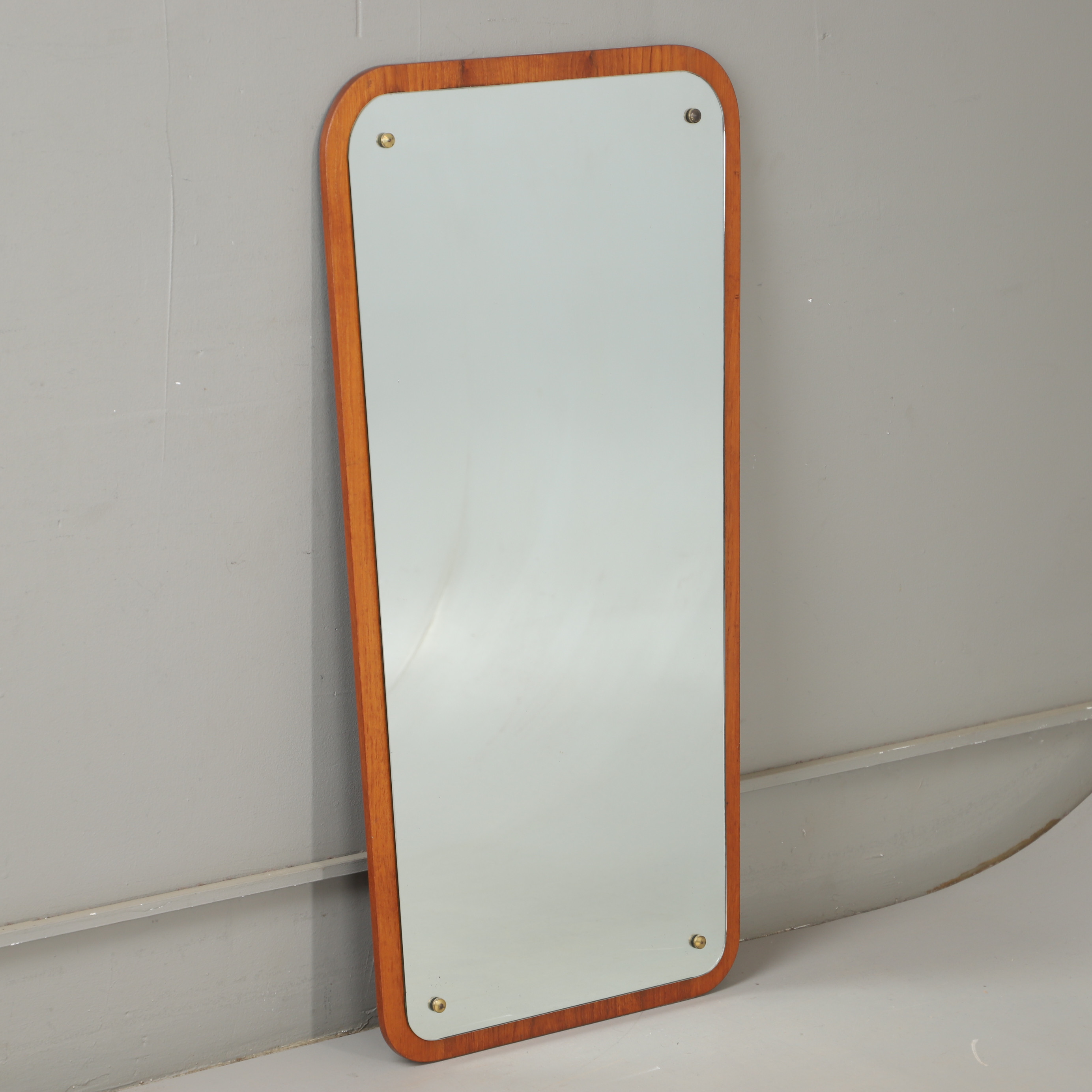 SPEGEL, teak, 1900-talets mitt.