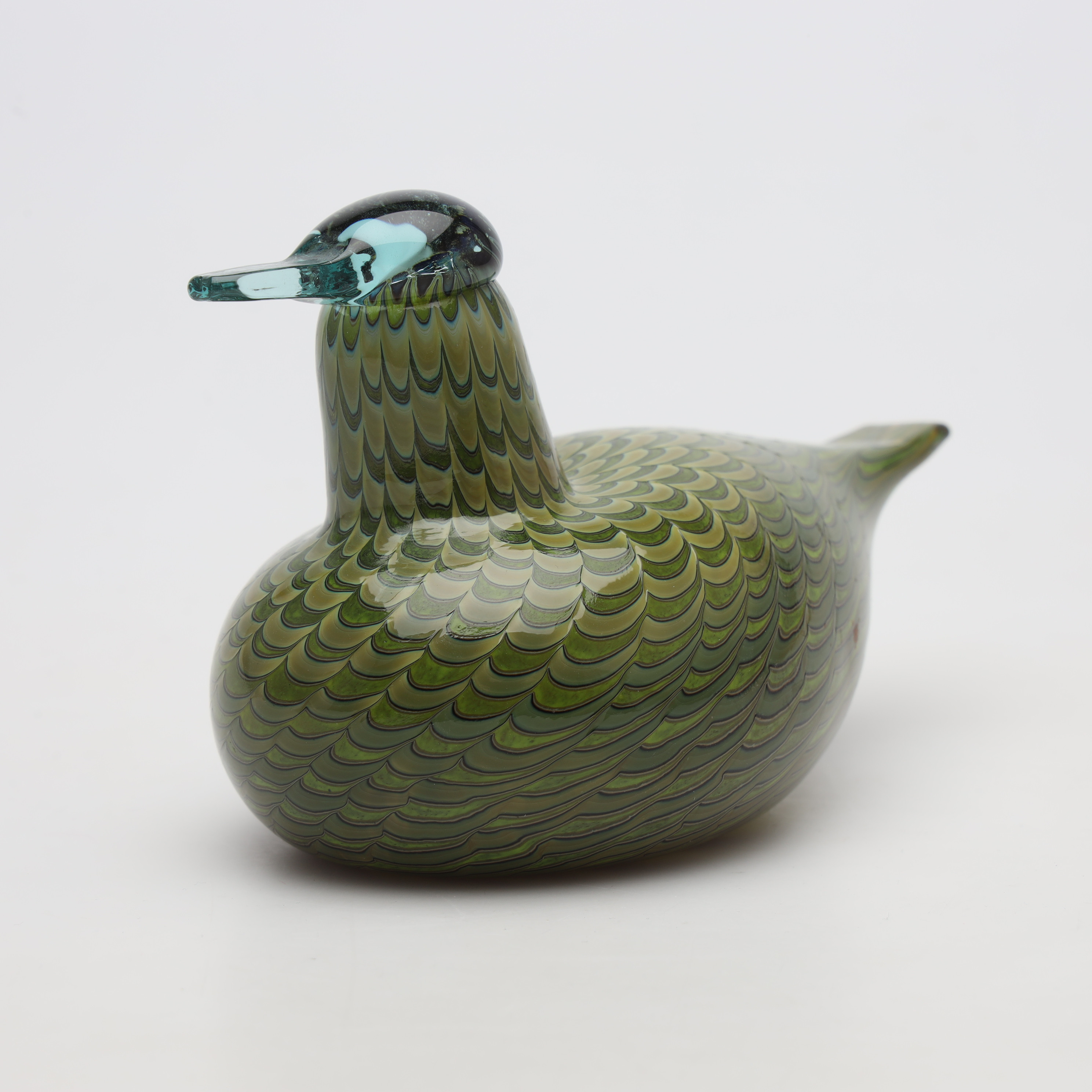 OIVA TOIKKA. FIGURIN, glas, fågel, Iittala.