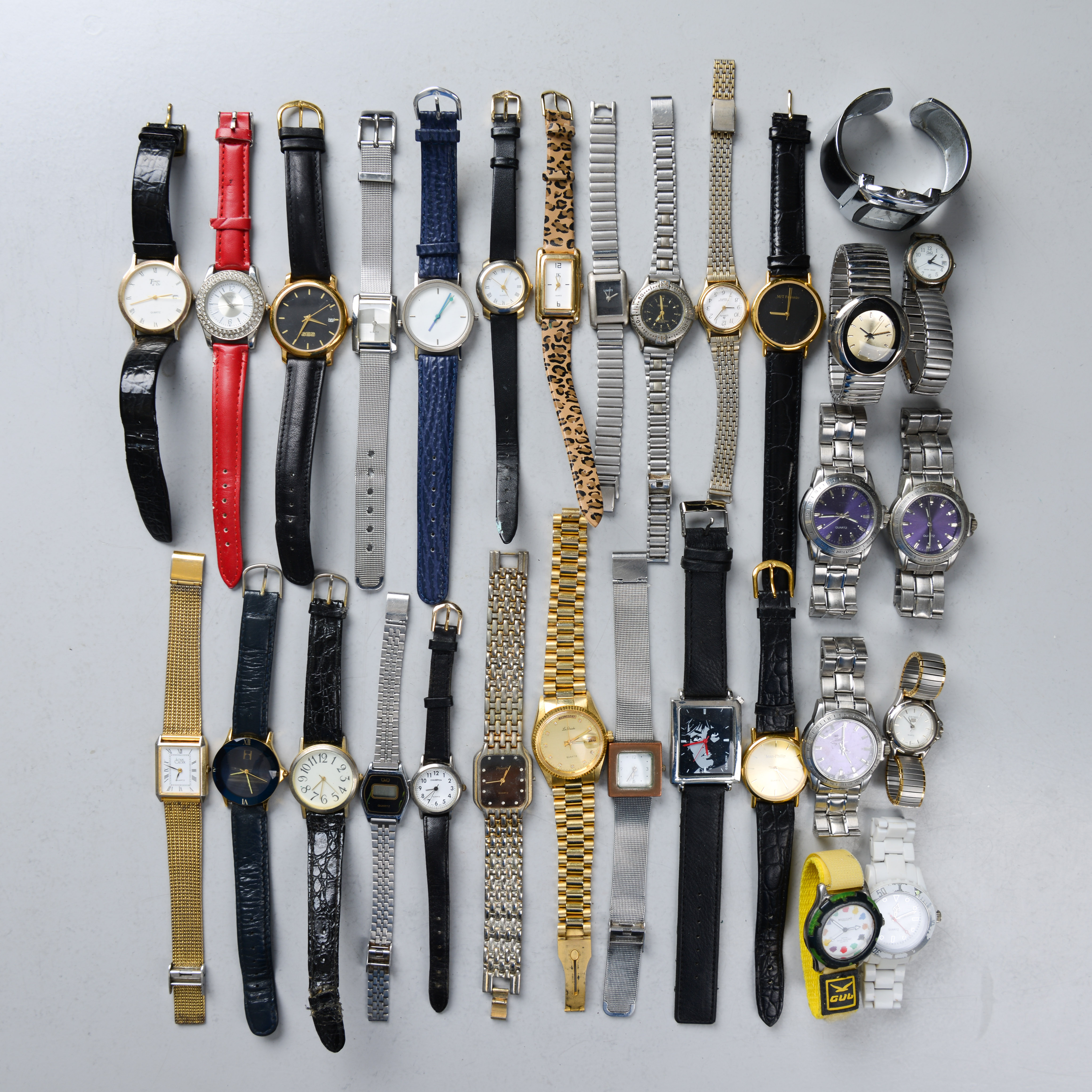 PARTI ARMBANDSUR, 30 st, quartz bland annat Seiko, Louis Calder, La Strada, Jean-Philip.
