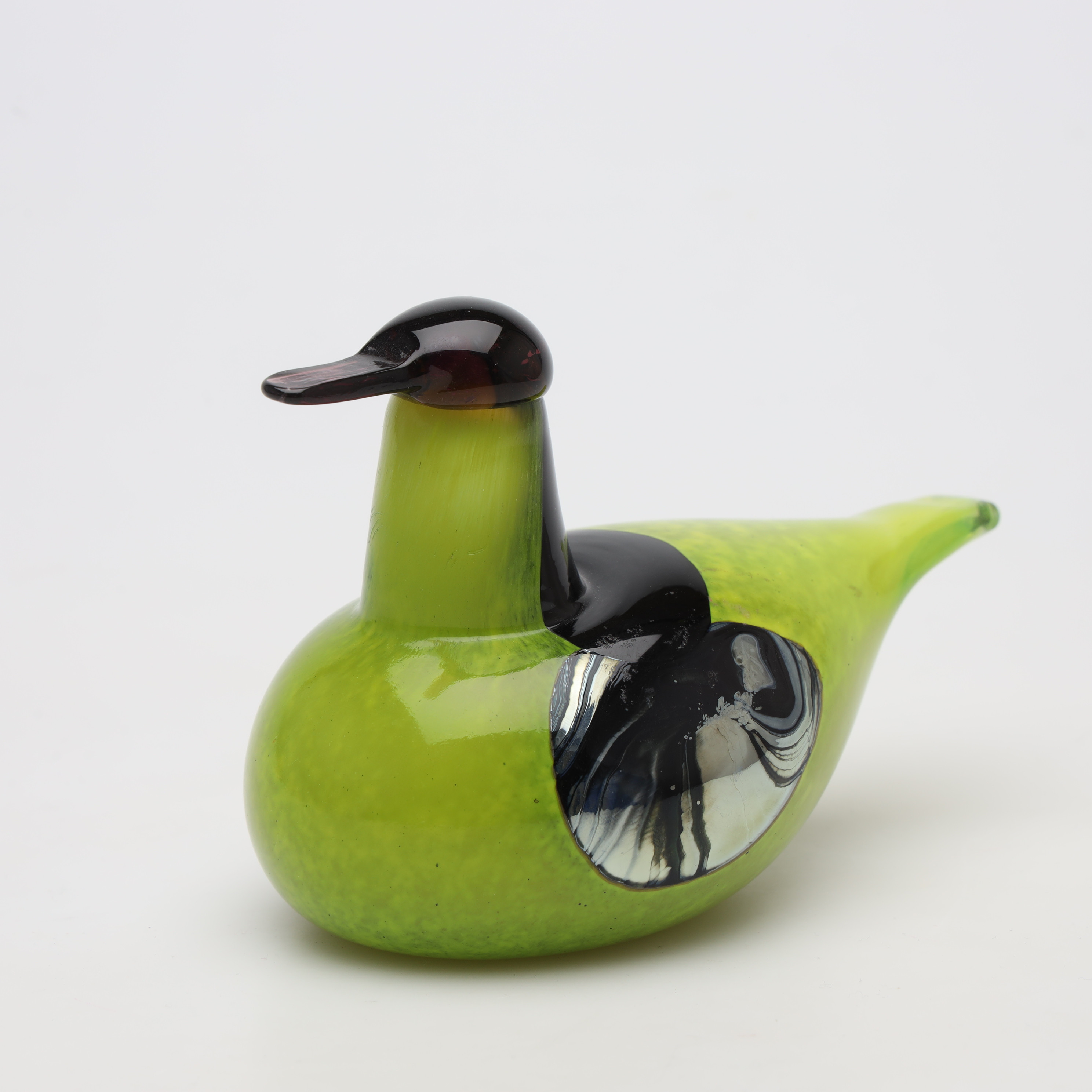 OIVA TOIKKA. FIGURIN, glas, fågel, Iittala.