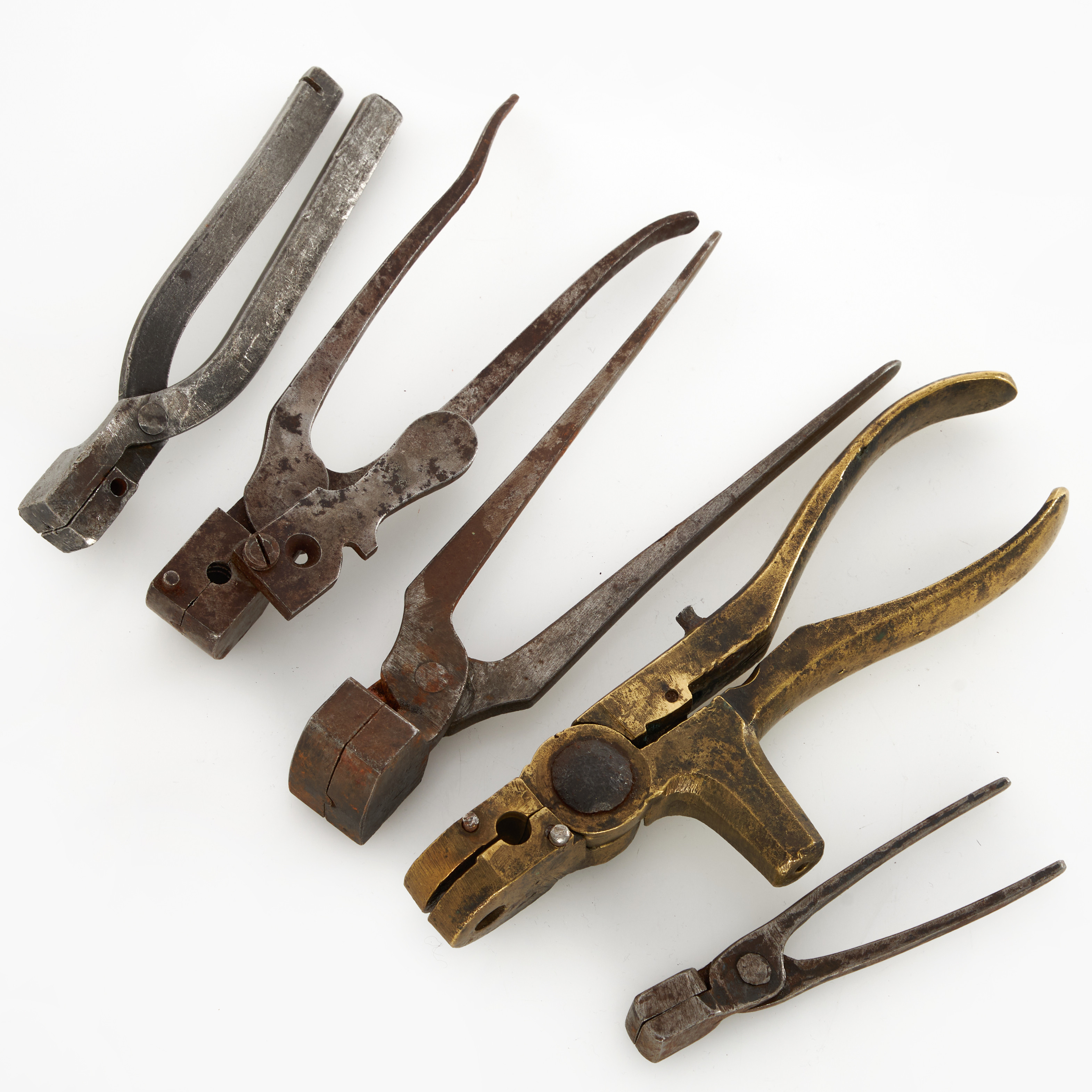 KULTÄNGER, 5 st, 1800-tal, för spetskula.