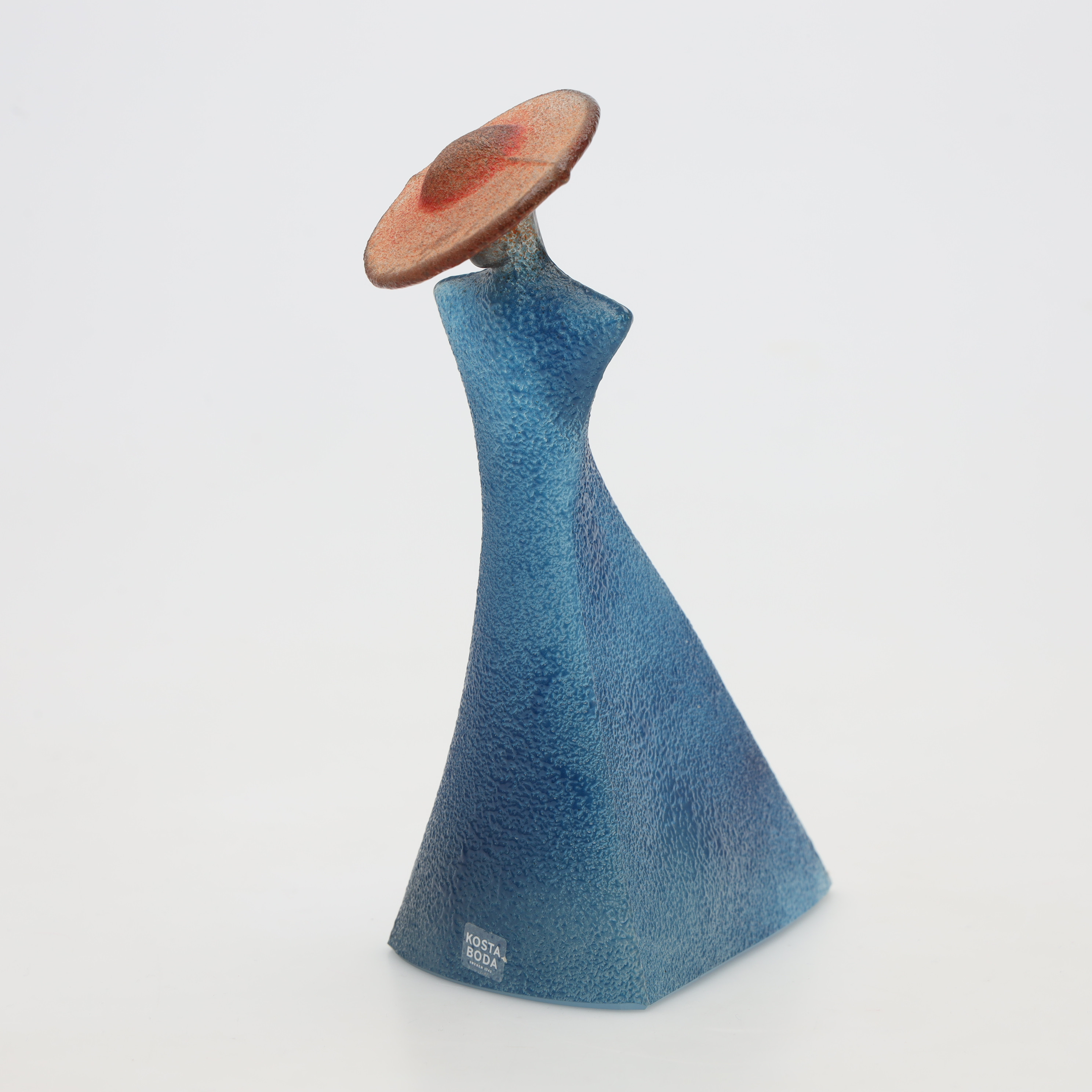 KJELL ENGMAN. SKULPTUR, glas, "Catwalk", Kosta Boda.