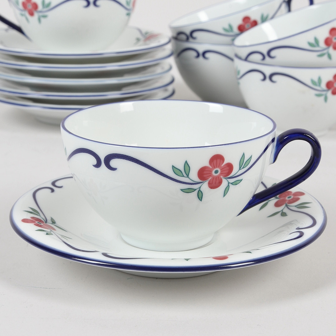 KAFFESERVIS, 12 delar, Sundborn, Pia Rönndahl, Rörstrand.