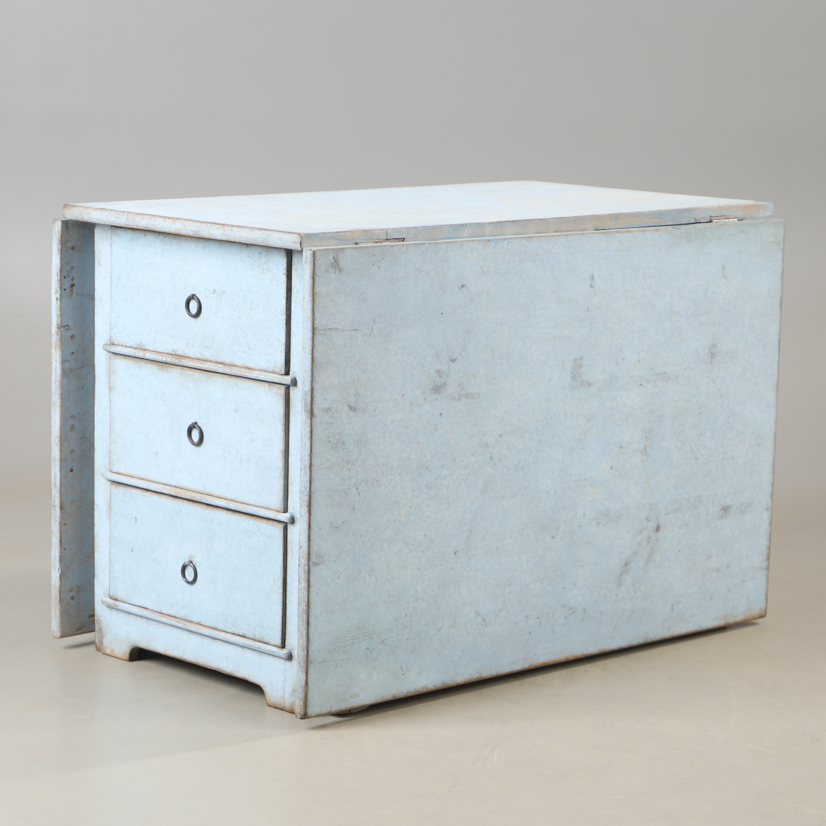 SLAGBORD, 6-lådig, målat, tidigt 1900-tal.