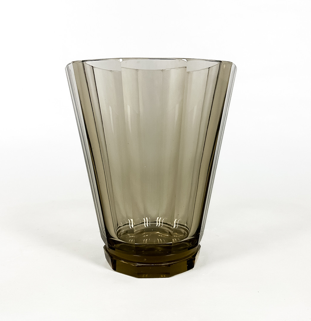 GERDA  STRÖMBERG. VAS, glas, signerad, Eda Glasbruk, 1933.