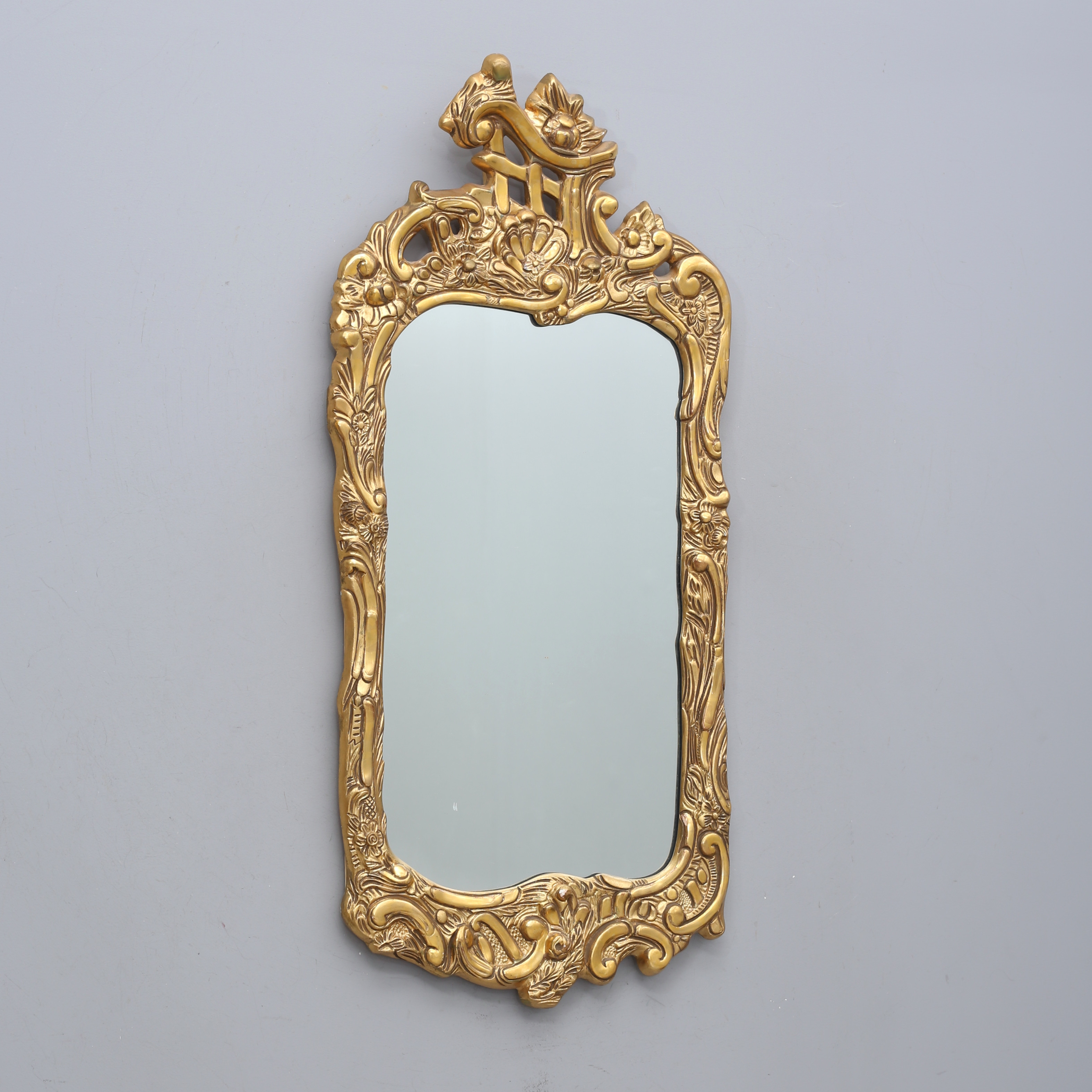 SPEGEL, förgylld, AB Glas & Trä, Hovmantorp.