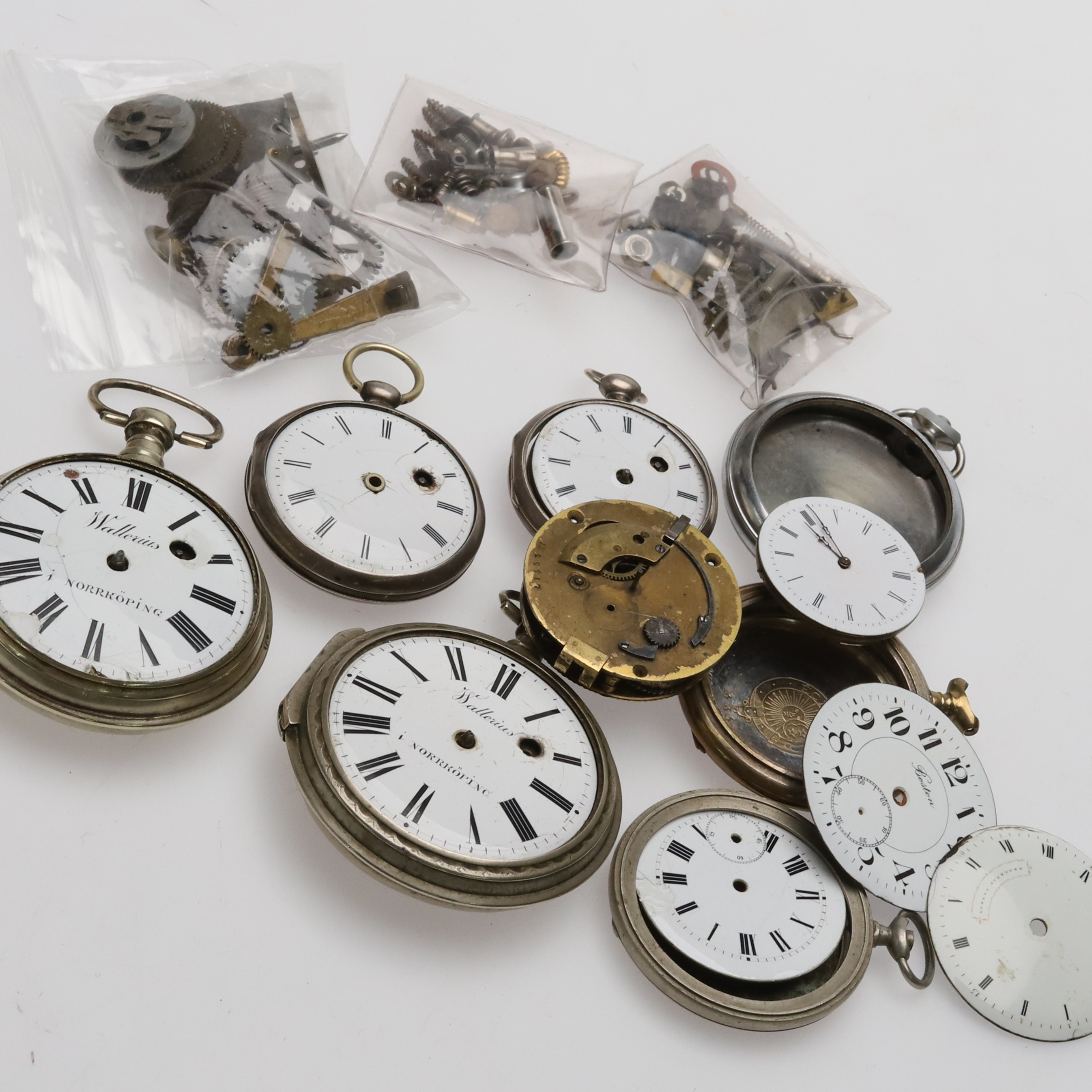 Reservdelar till fickur, Vacheron Freres m.m.