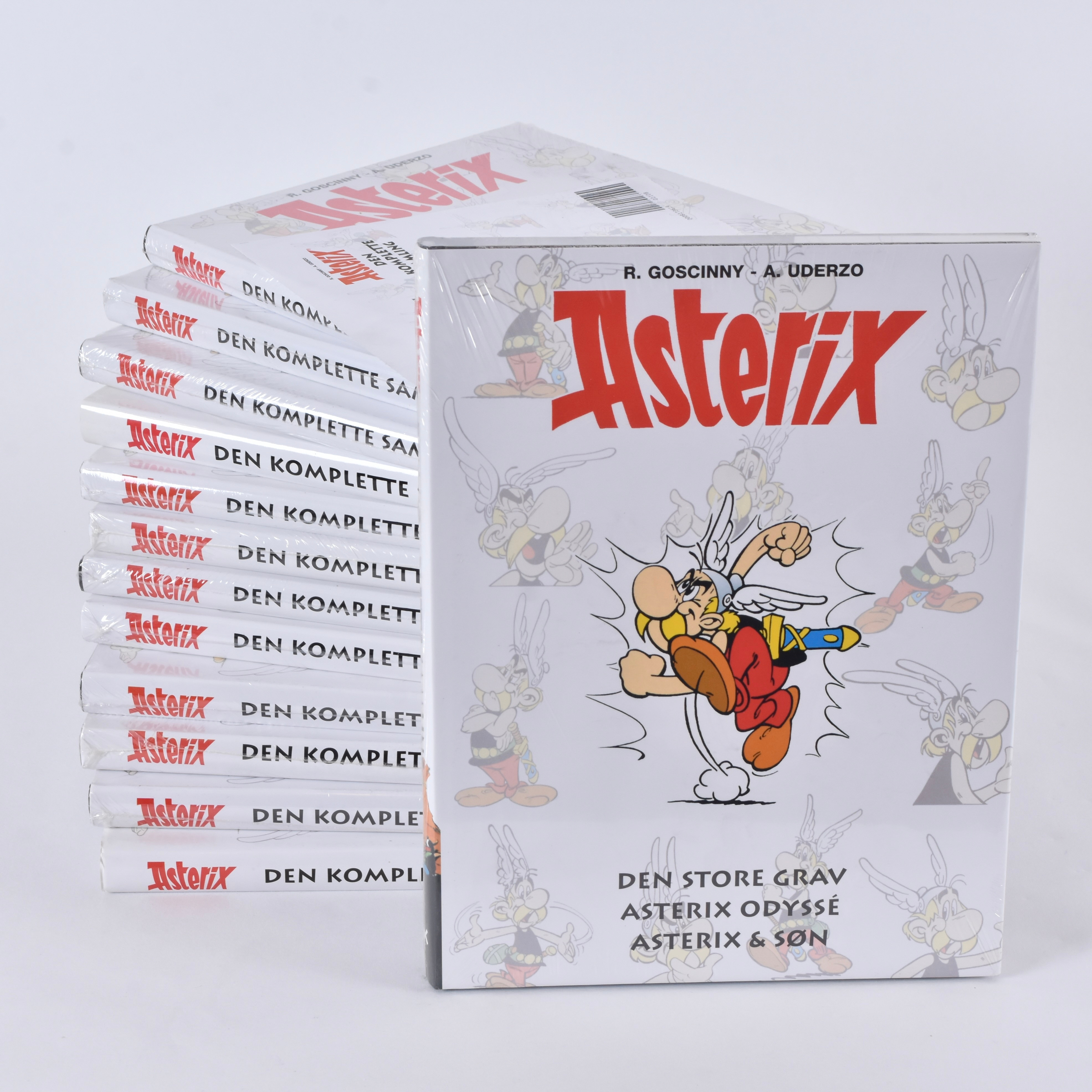 SERIELABUM, 13-stycken, Asterix, Egmont förlag, Dansk text.