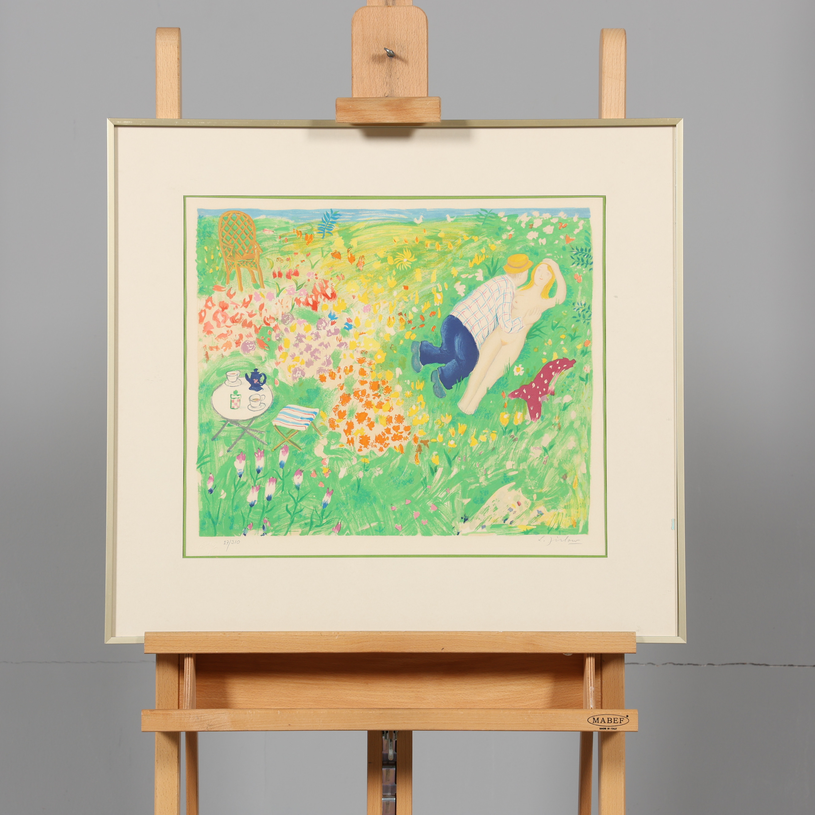 LENNART JIRLOW. LITOGRAFI, Signerad samt numrerad 27/310.