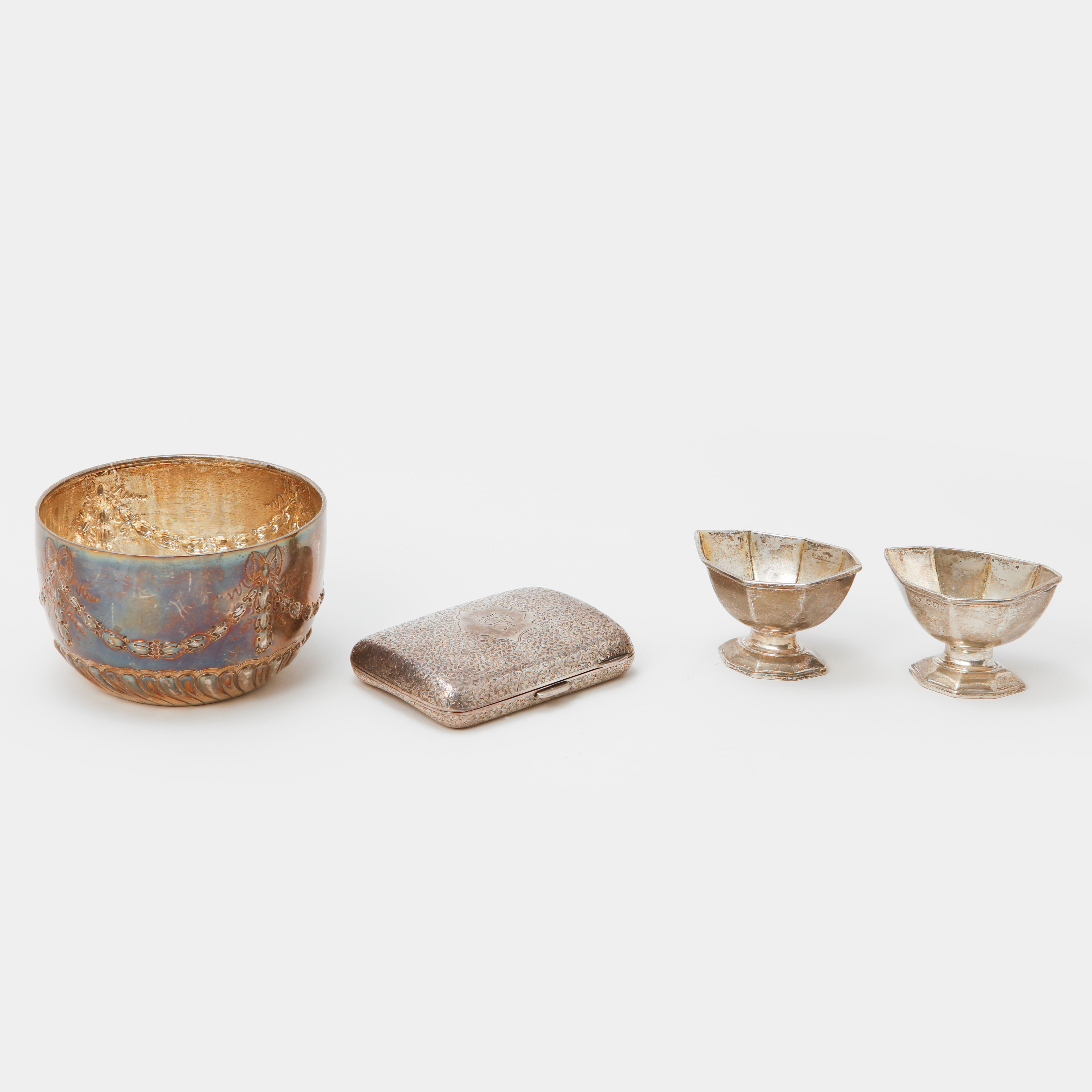 SILVER, 4 delar, England, vikt ca 300 gram.