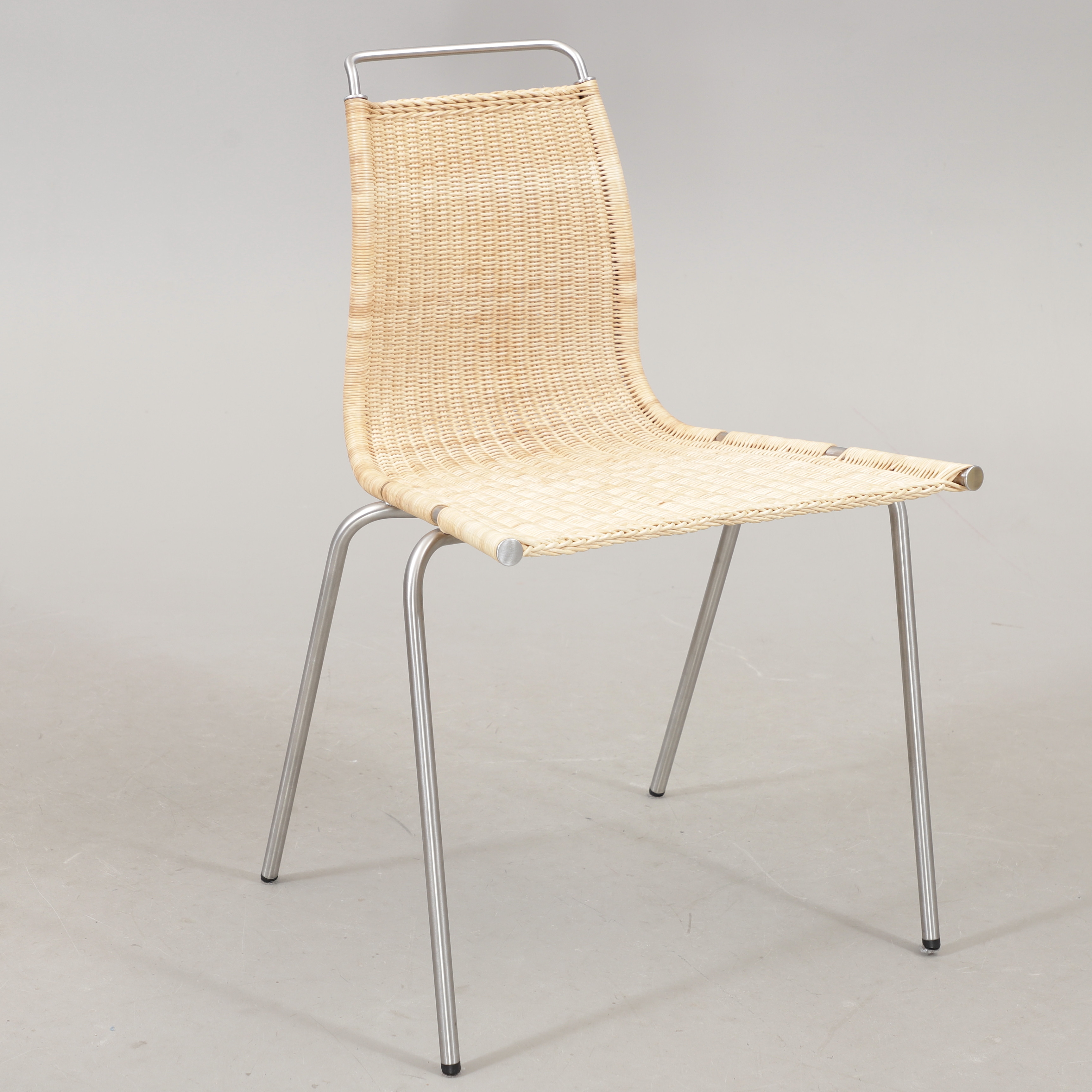 POUL KJAERHOLM. Stol, rotting, "PK1", Carl Hansen & Søn, Danmark, 2000-tal.