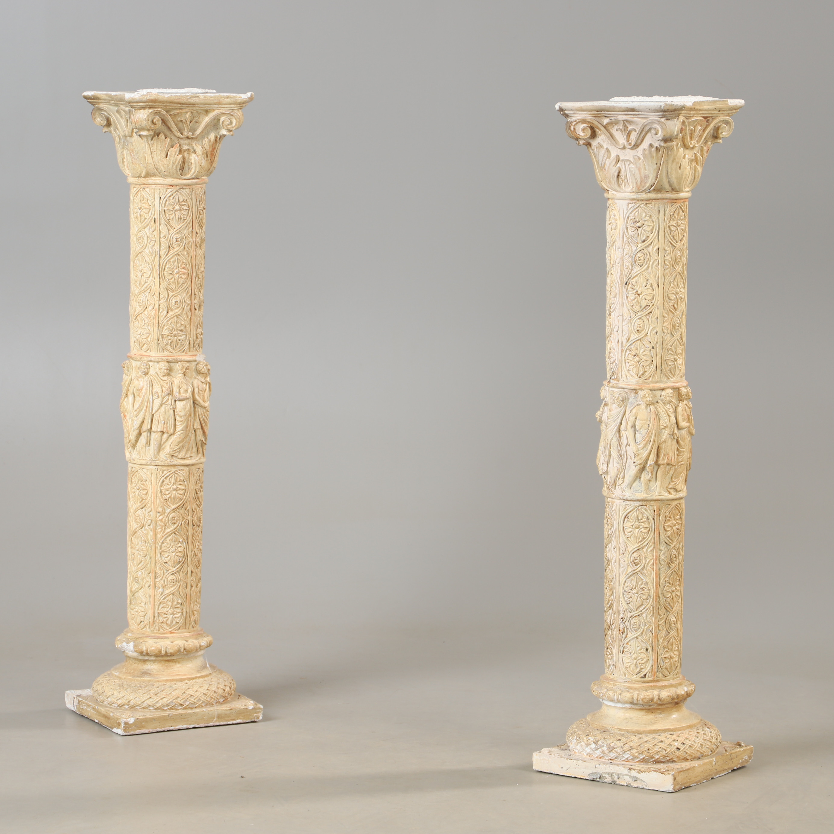 PIEDESTALER, 1 par, 1900-tal.