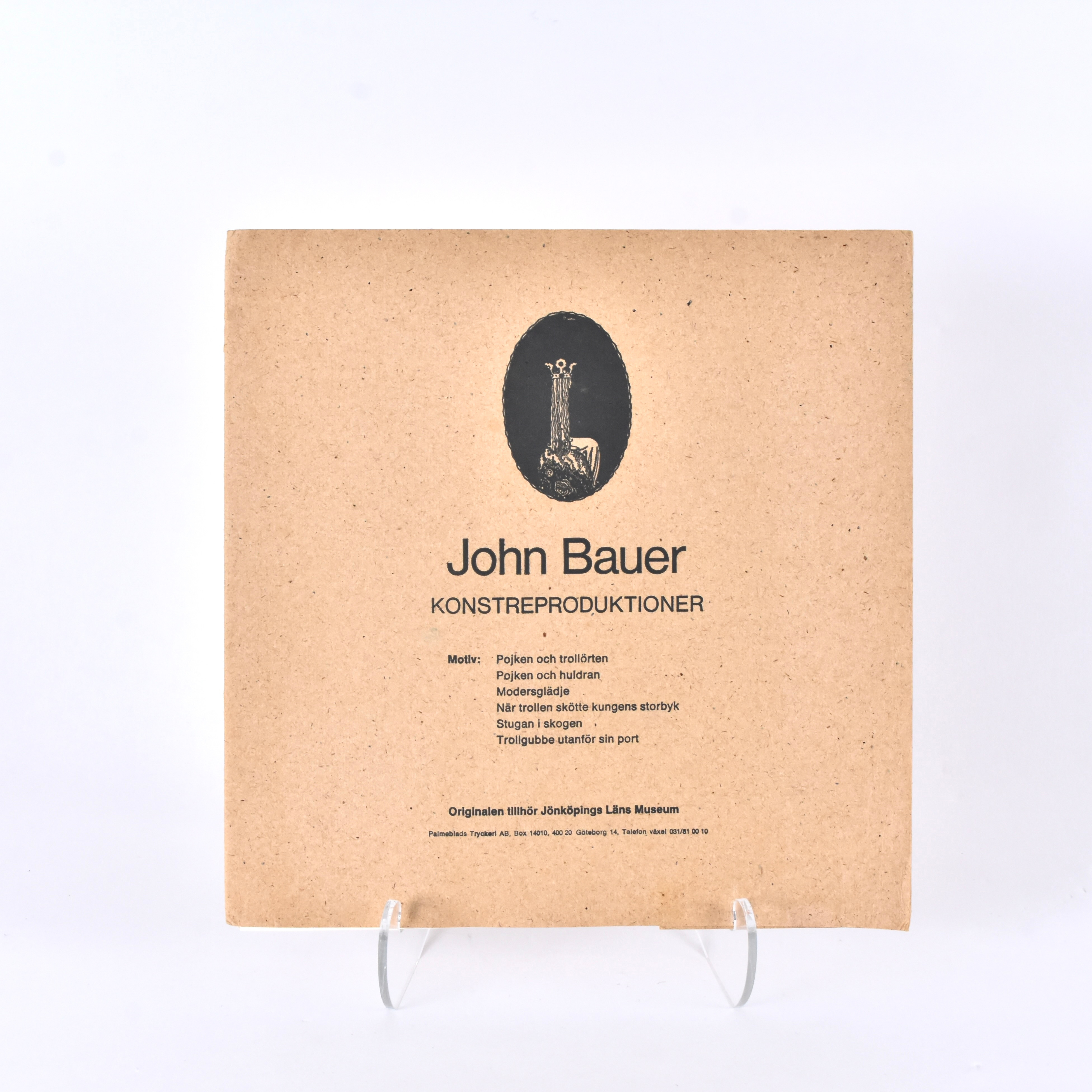 JOHN BAUER. EFTER. 6 st konstreproduktioner, Palmeblads tryckeri.