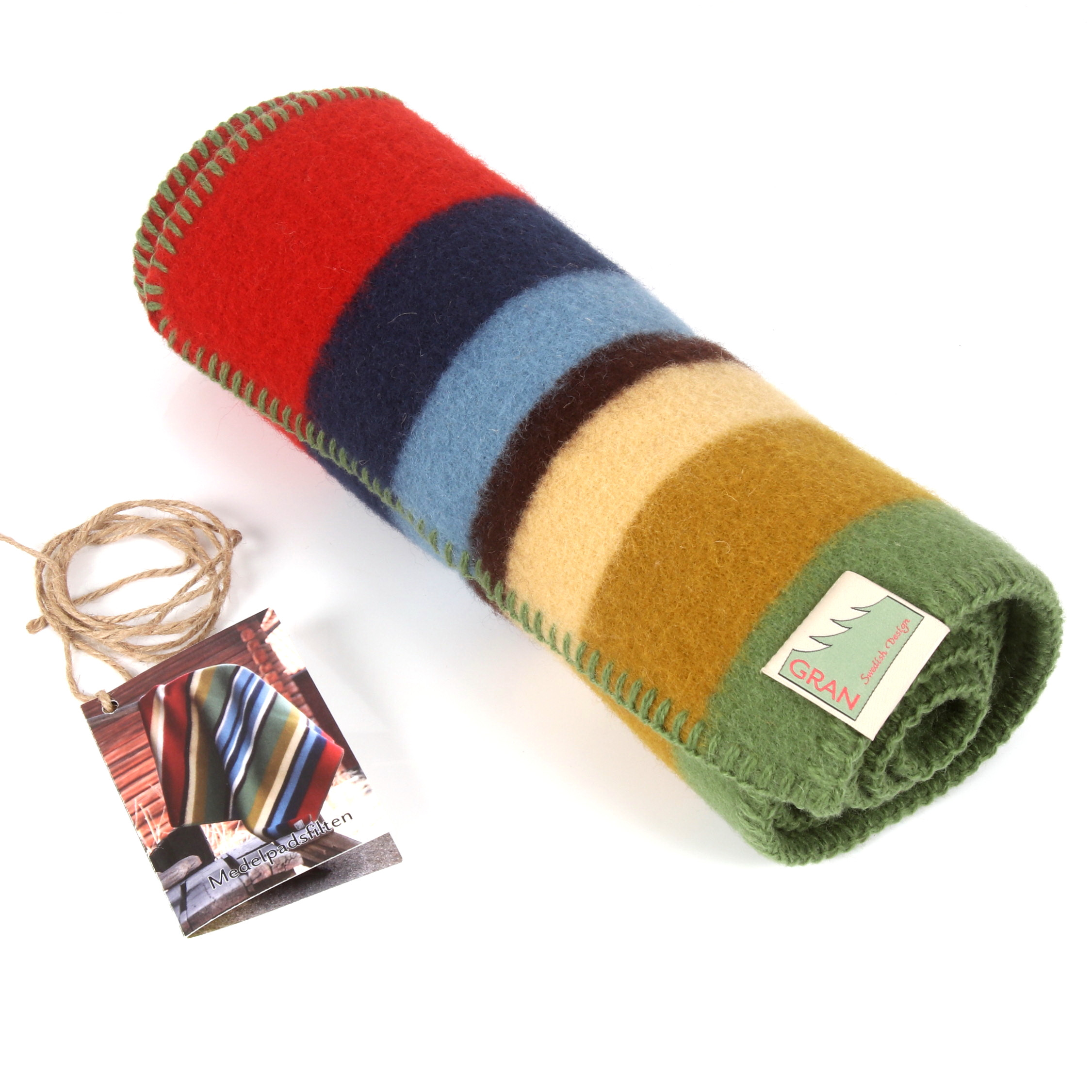 FILT/SITTPLÄD, 100% ull. "Medelpadsfilten", Gran Swedish Design. 2000-tal.