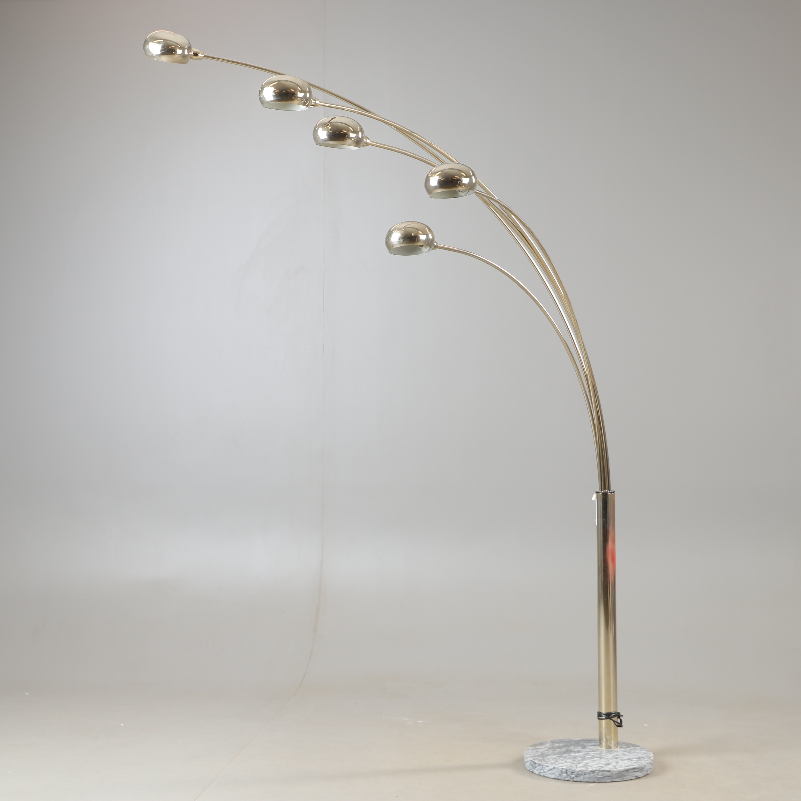 GOLVLAMPA, 5-armad, metall med stenfot, Lyktan, Bankeryd.